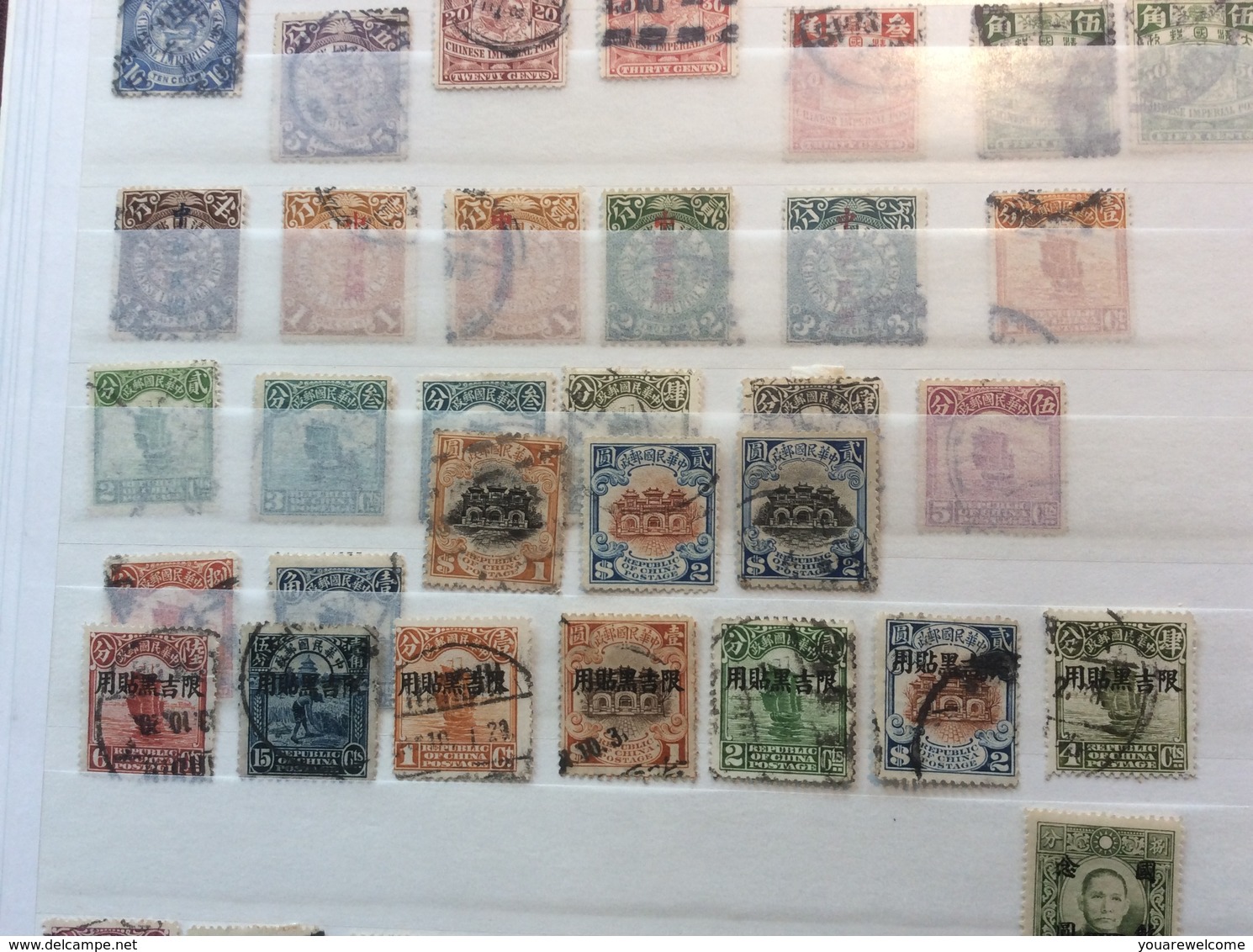 China ~ 1898-1940 Th Collection 49 Stamps Used And Mint Including Provinces (Chine) - Oblitérés