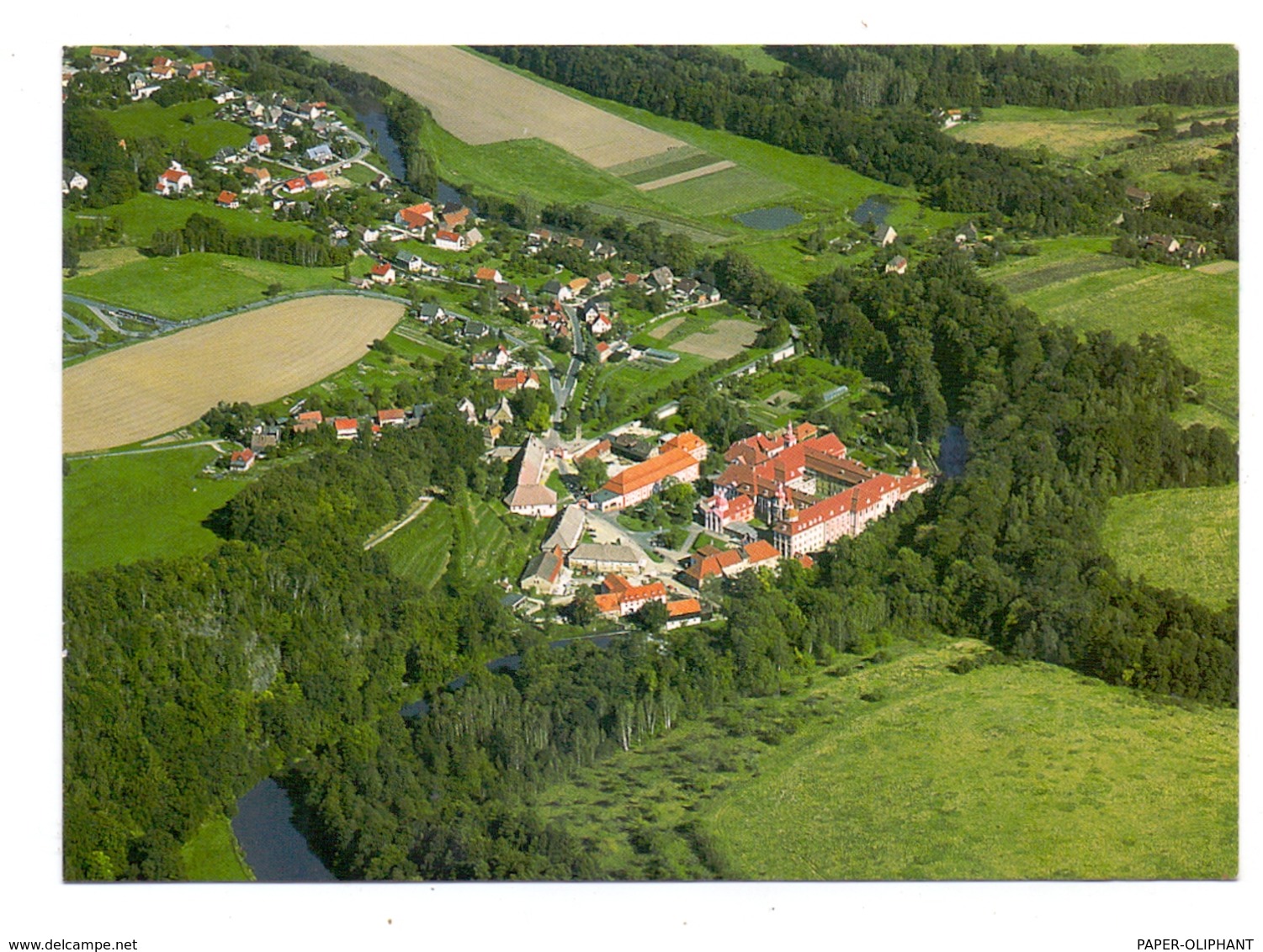 0-8906 OSTRITZ, Klosterstift, Luftaufnahme - Ostritz (Oberlausitz)