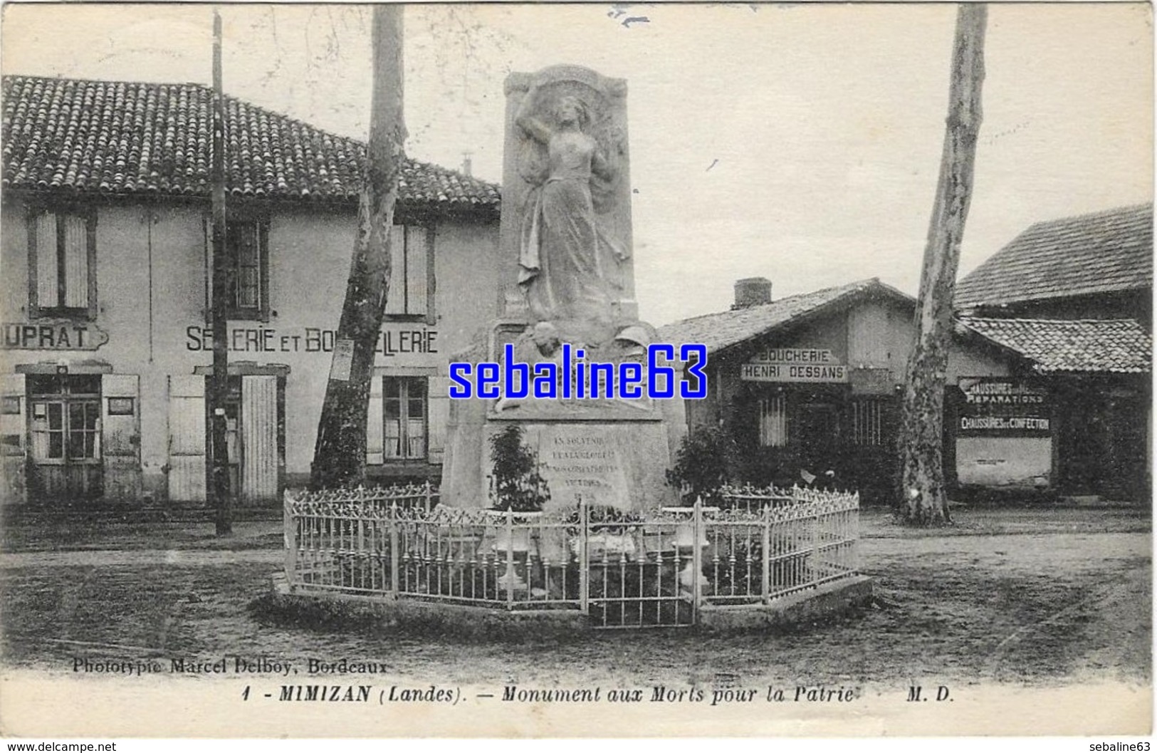 Mimizan - Monument Aux Morts Pour La Patrie - 1932 - Mimizan