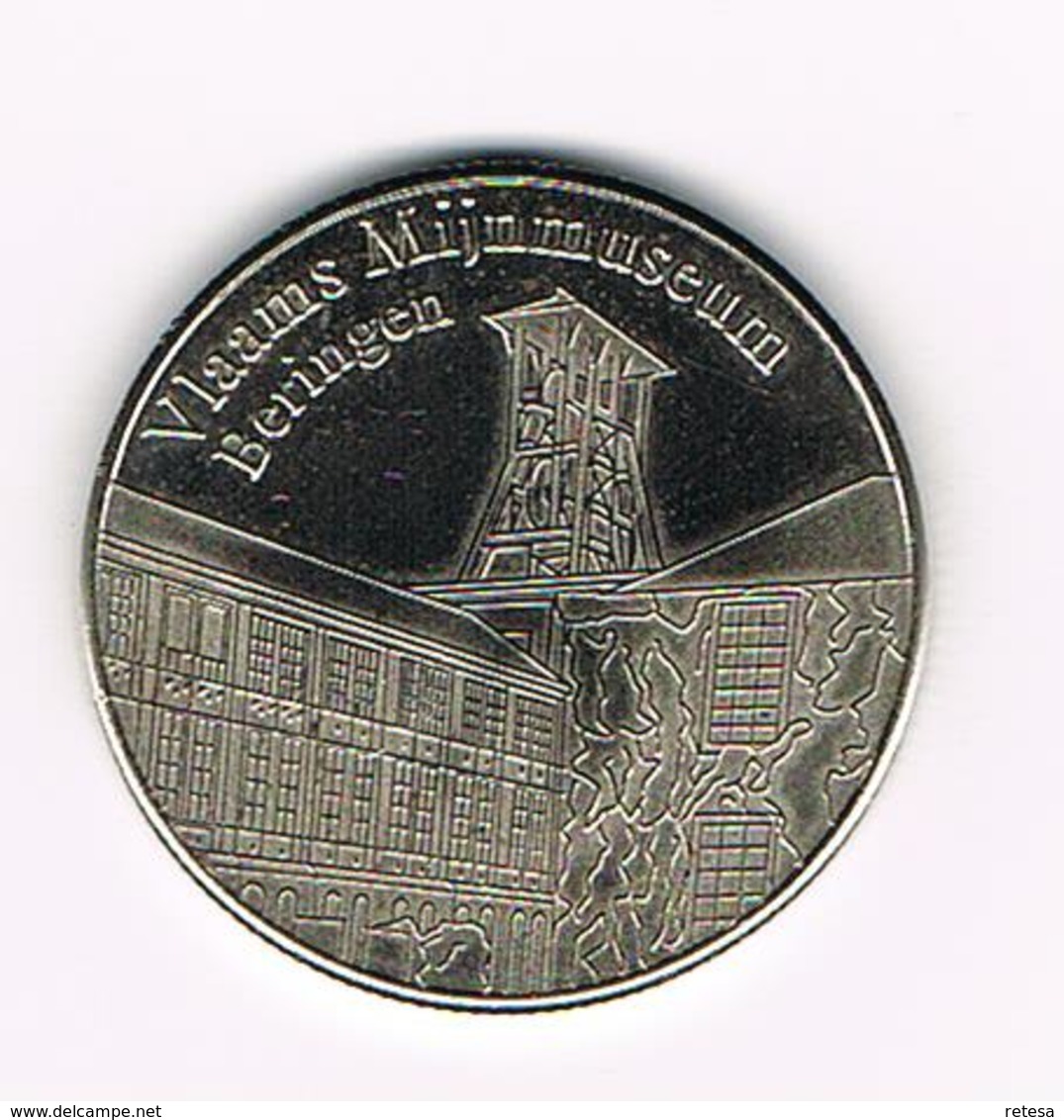 &-  BELGIAN HERITAGE COLLECTORS COIN  VLAAMS MIJNMUSEUM BERINGEN - Tokens Of Communes