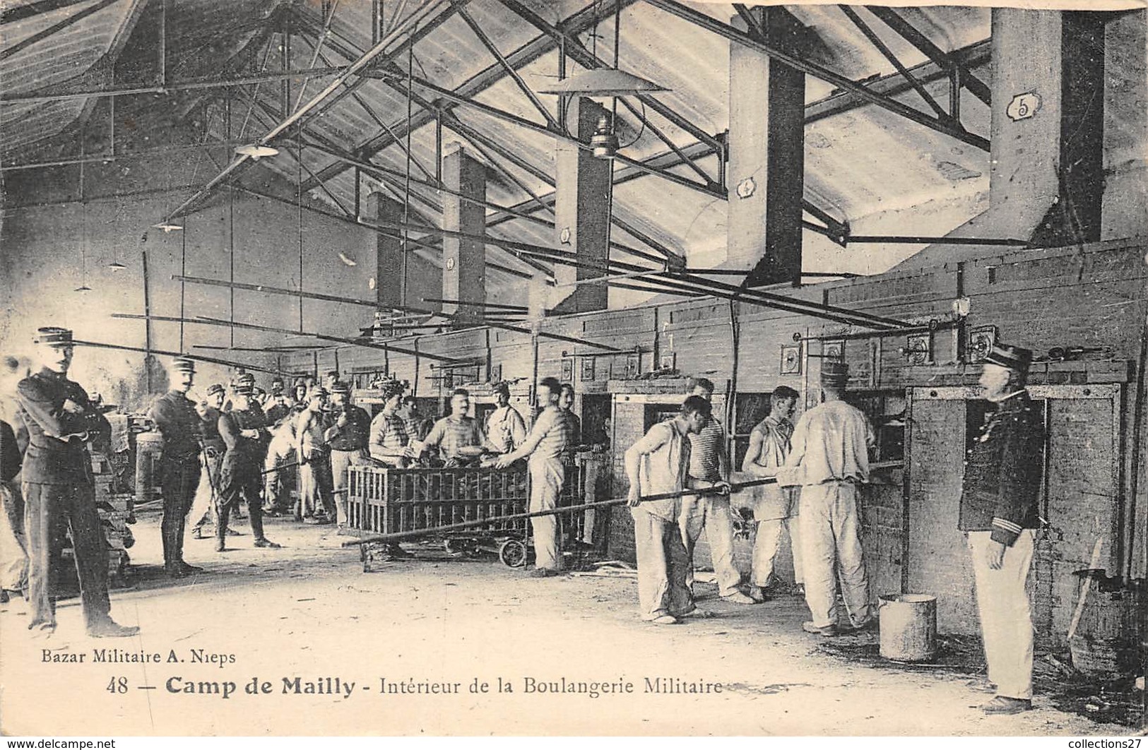 10-CAMP-DE-MAILLY- INTERIEUR DE LA BOULANGERIE MILITAIRE - Mailly-le-Camp