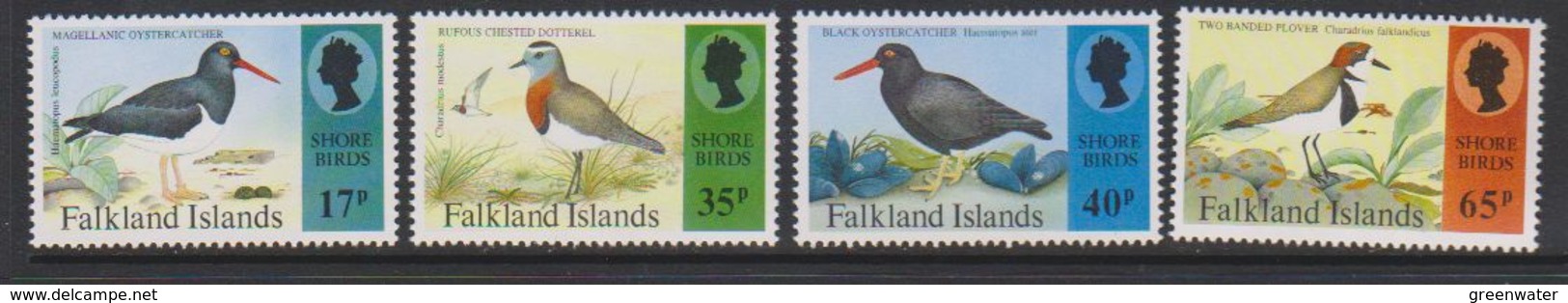Falkland Islands 1995 Shore Birds 4v ** Mnh (39494B) - Falklandeilanden