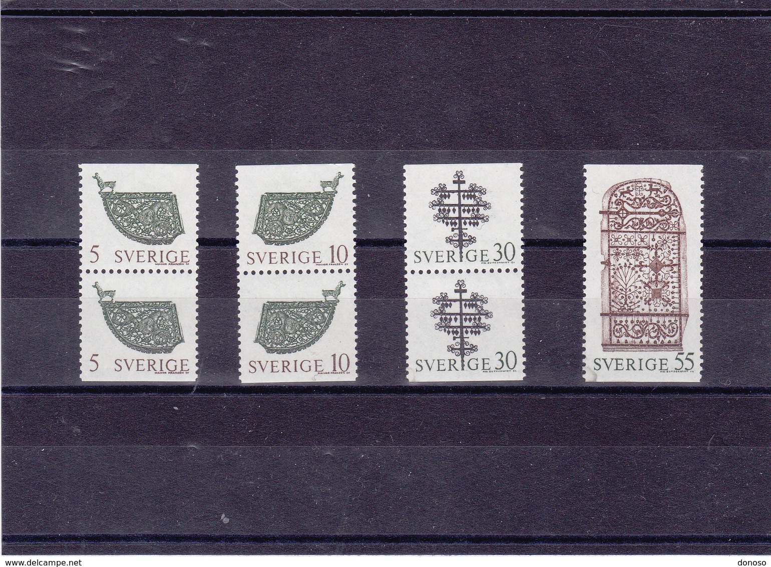 SUEDE 1970 OBJETS D'ART Yvert 646-649 NEUF** MNH - Neufs