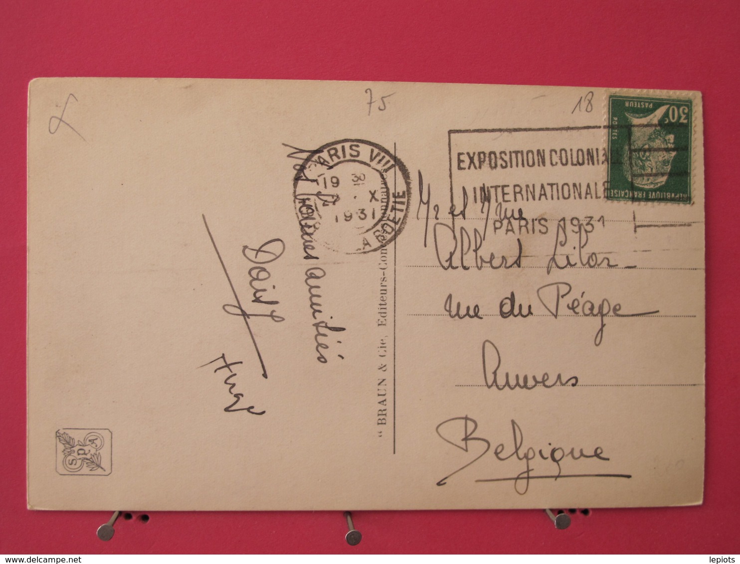 75 - Paris - Exposition Coloniale De 1931 - Vue Générale - Scans Recto-verso - Mostre