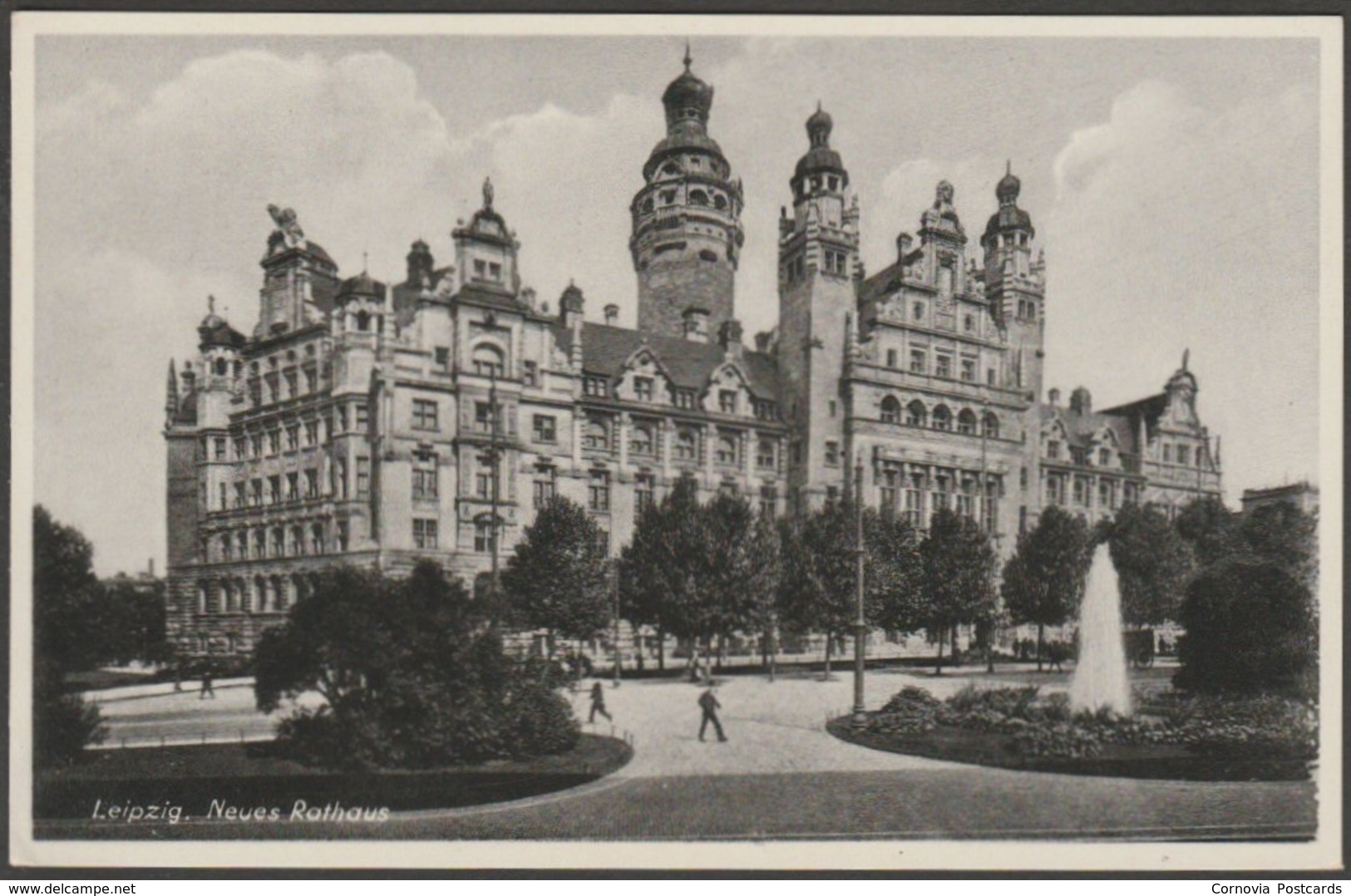 Neues Rathaus, Leipzig, Sachsen, C.1930 - Weber Foto AK - Leipzig