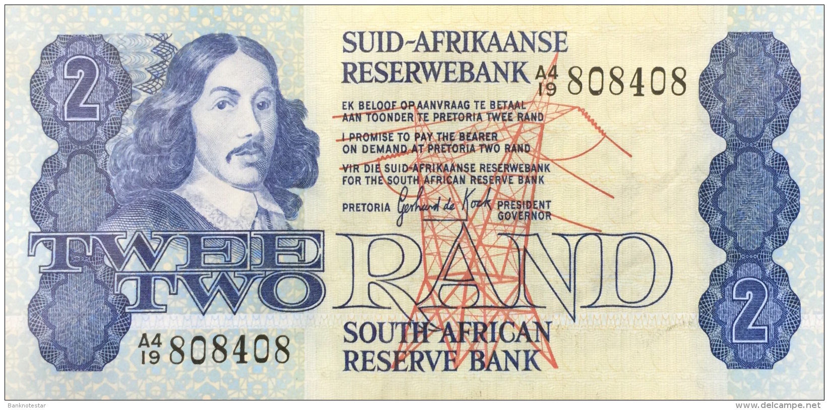 South Africa 2 Rand, P-118b XF - South Africa