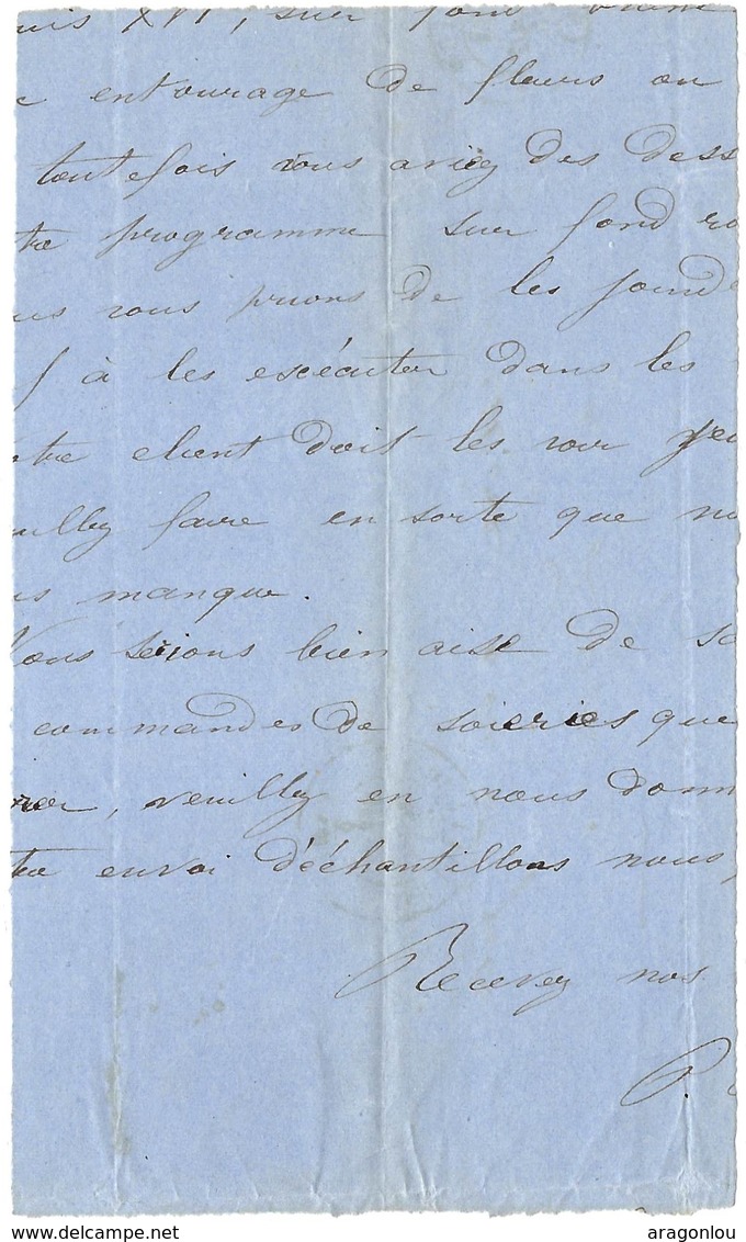 2 Lettres Fragments, Timbre Y.T. 22: 20c. Napoléon III Empire Franc. 22. Et 25 Aout 1865 (4scans) - 1849-1876: Période Classique