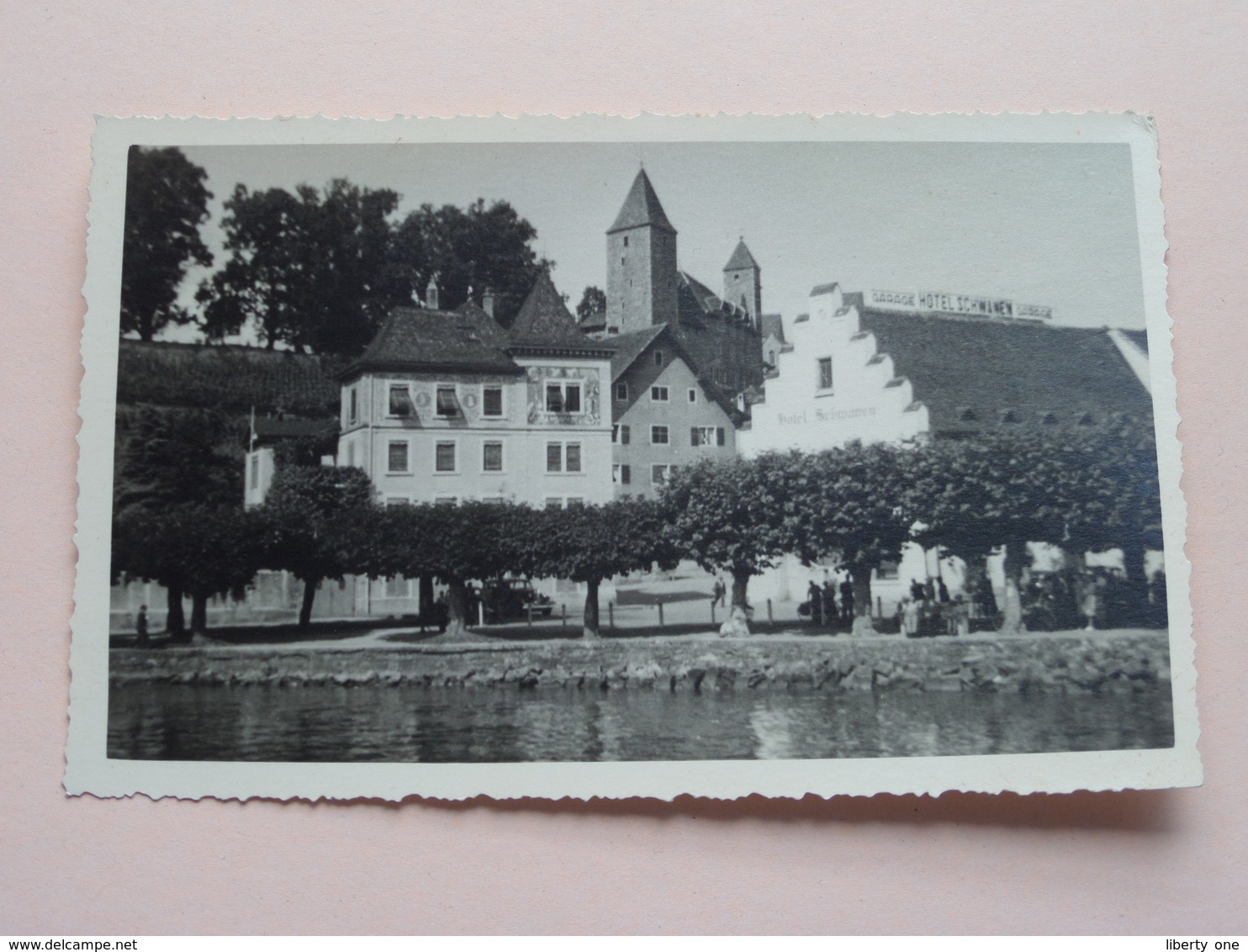 Hotel SCHWANEN ( Identify - Photo Card ) Anno 19?? ( Voir Detail Photo ) ! - Hotels & Restaurants