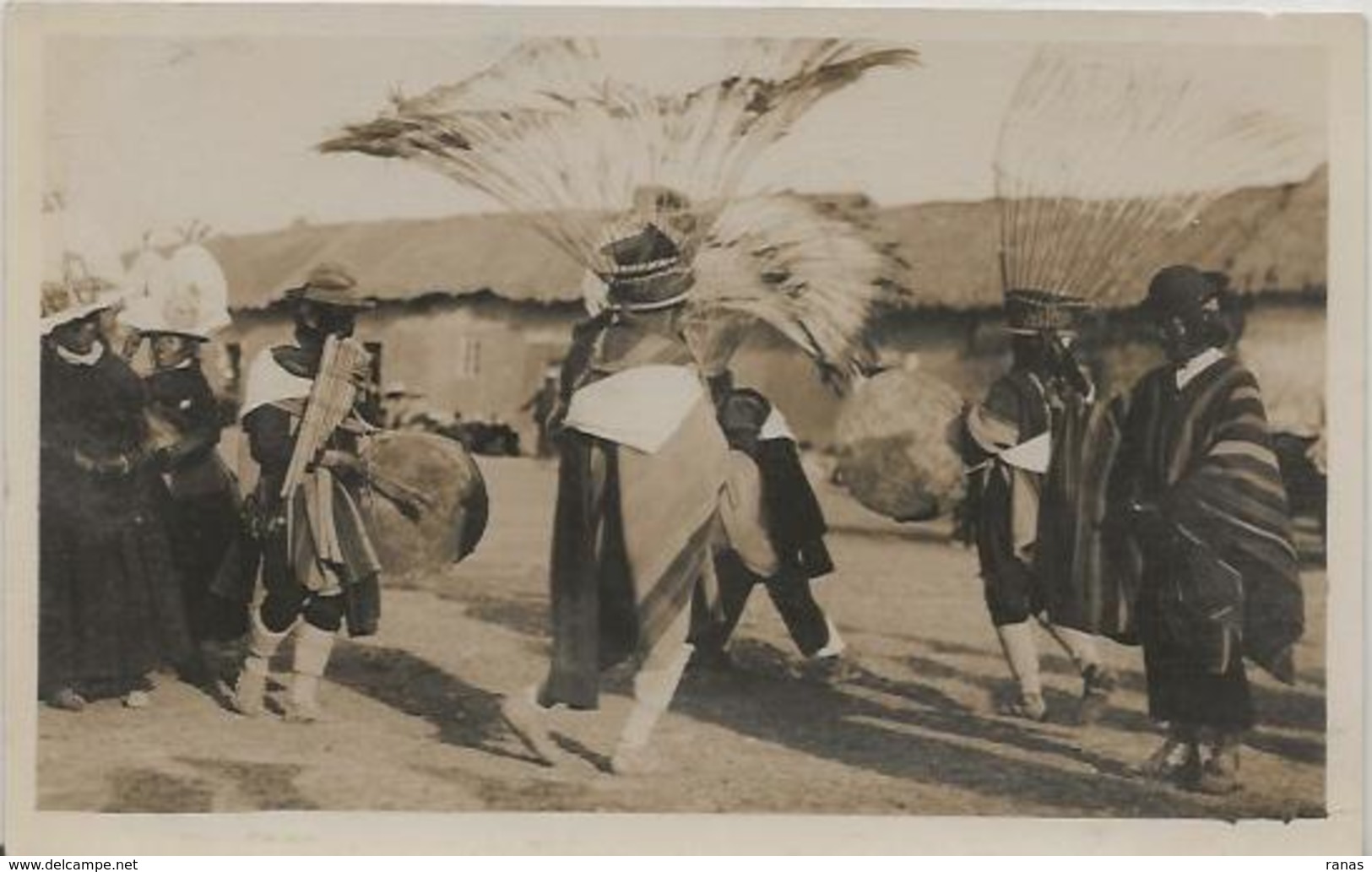 CPA Bolivie Bolivia  Carte Photo RPPC Types Non Circulé Ane - Bolivie