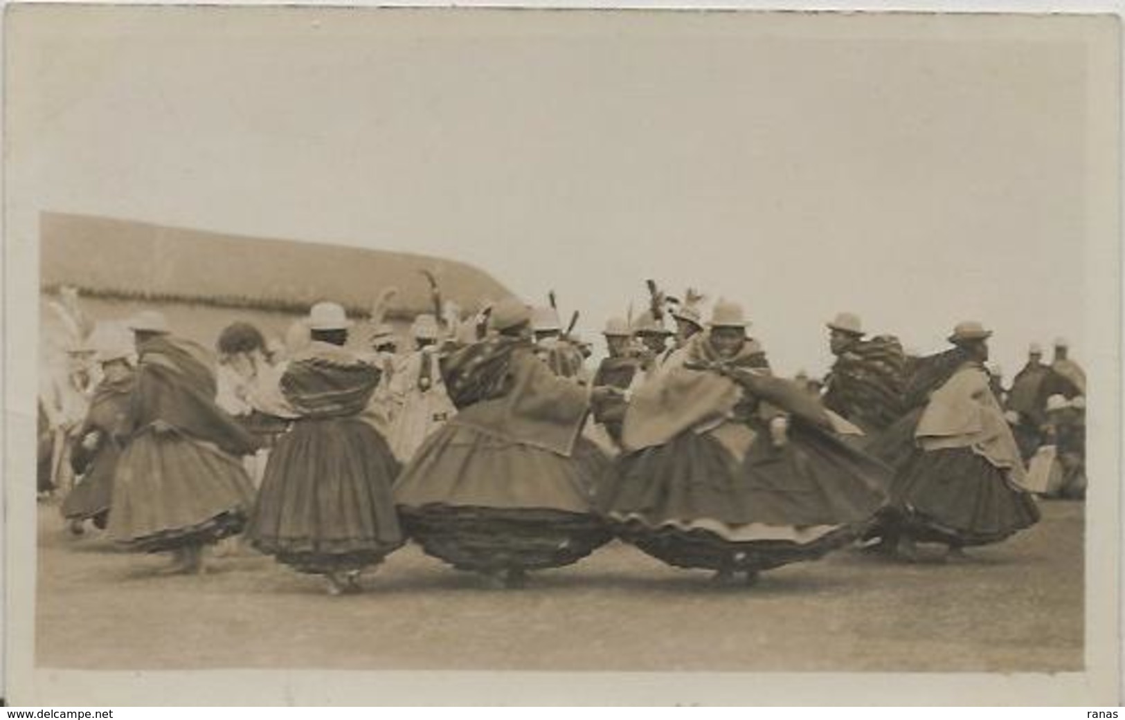 CPA Bolivie Bolivia  Carte Photo RPPC Types Non Circulé - Bolivië