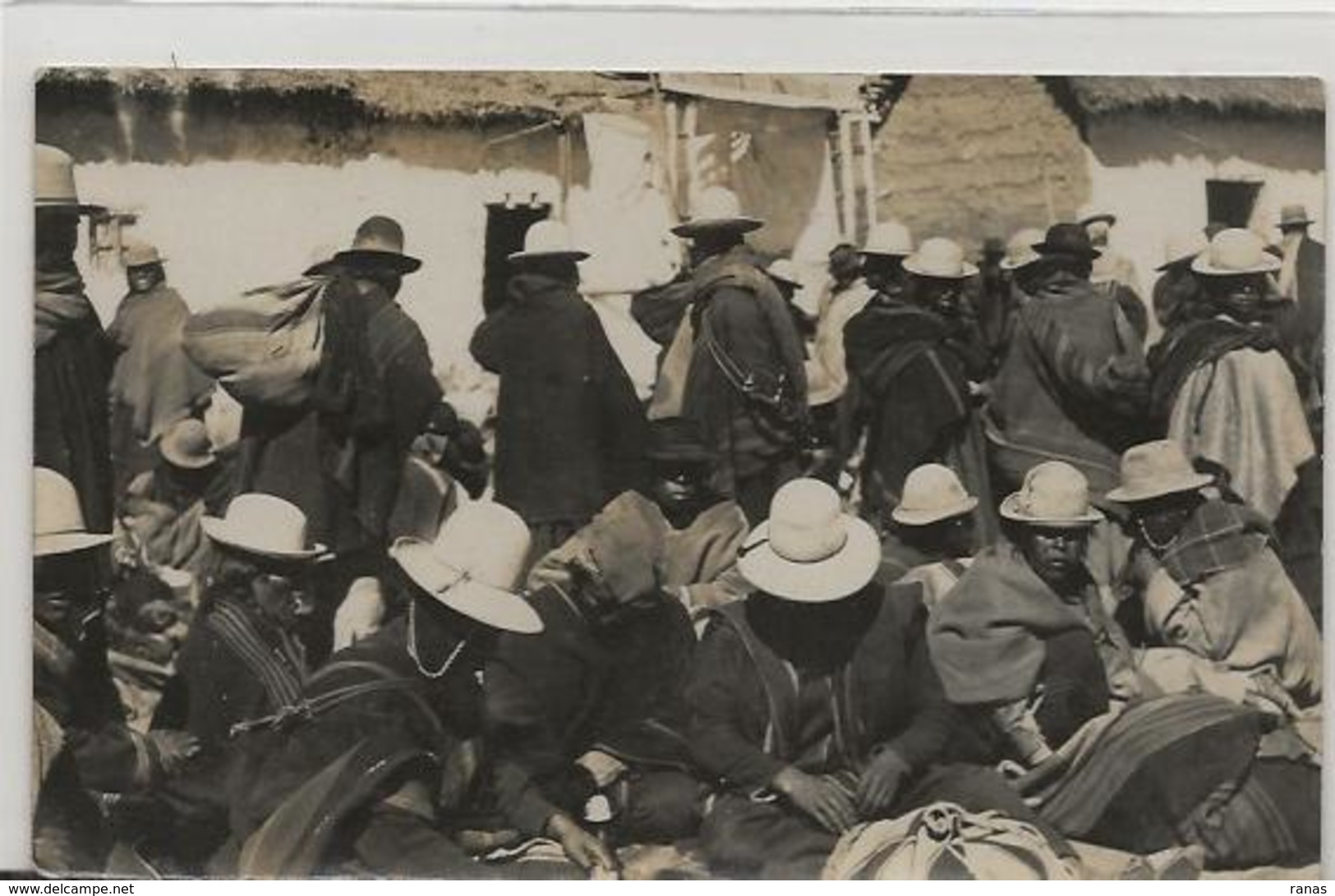 CPA Bolivie Bolivia  Carte Photo RPPC Types Non Circulé - Bolivien