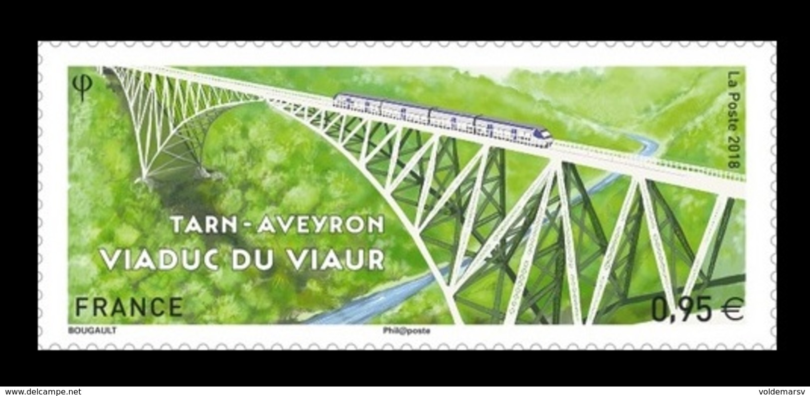 France 2018 Mih. 7068 Bridge Viaur Viaduct. Train MNH ** - Neufs