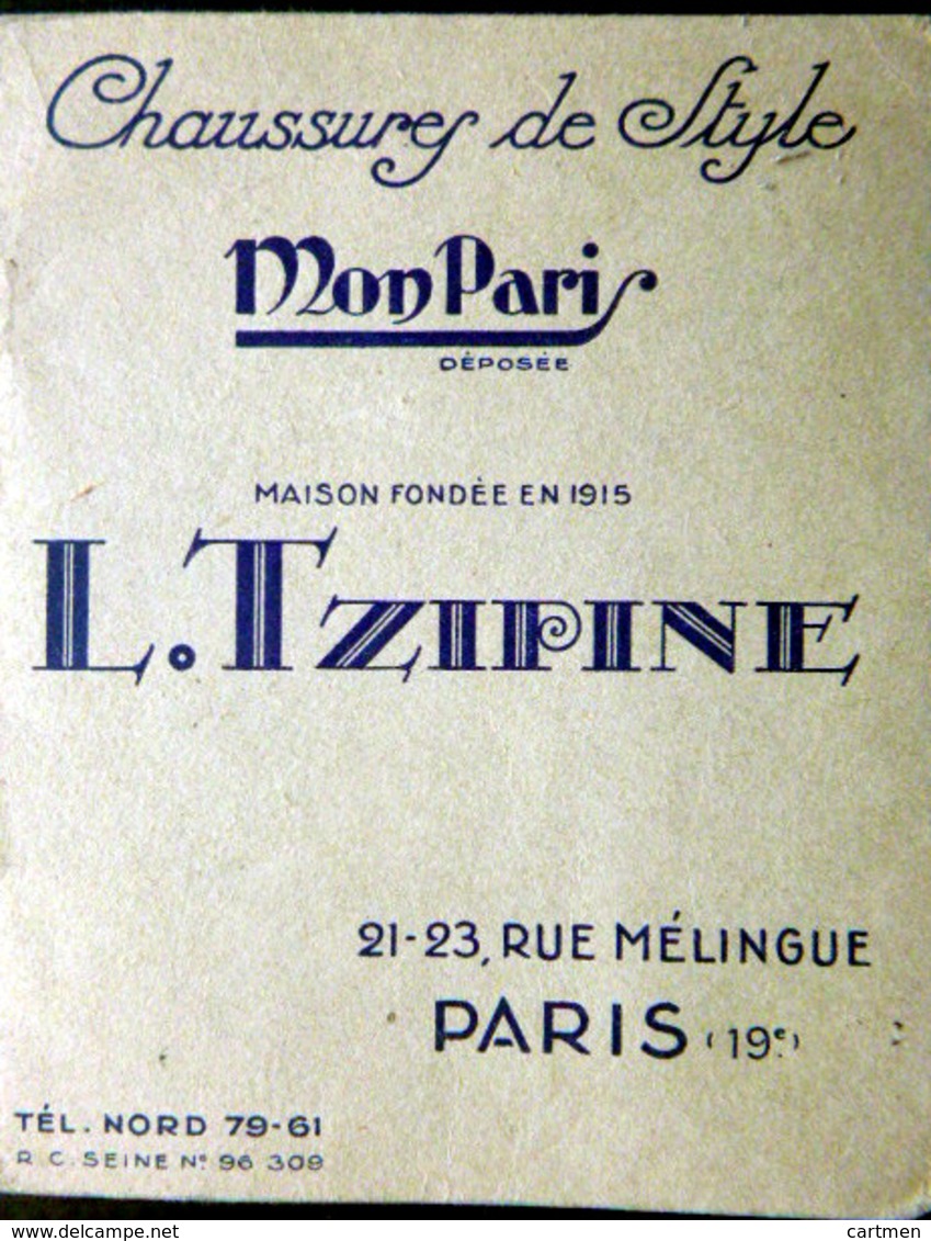 CATALOGUE CHAUSSURES TZIPINE FEMININES DE LUXE ESCARPINS BALLERINES TALONS HAUTS  CHAUSSEURS - Autres & Non Classés