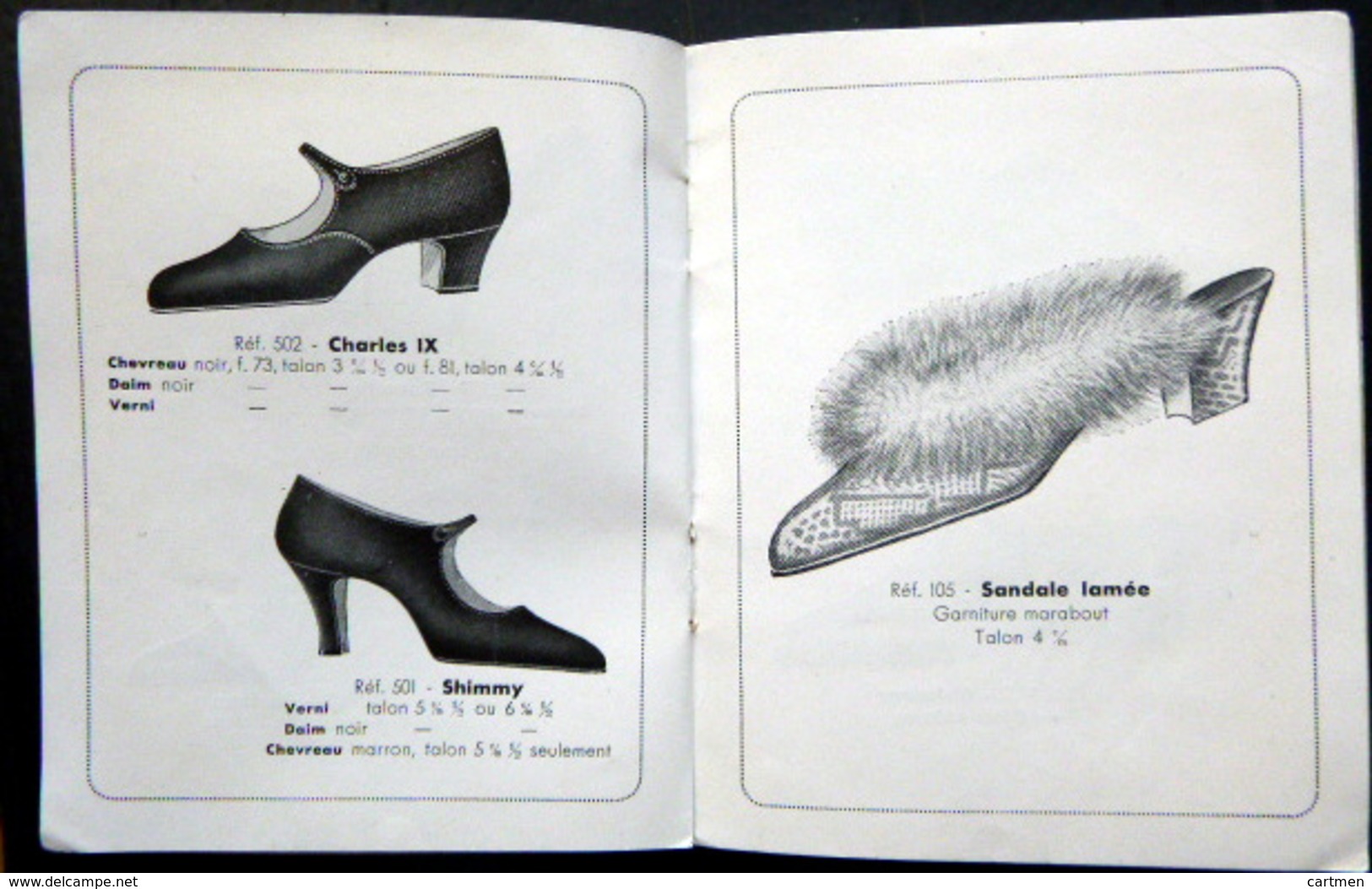 CATALOGUE CHAUSSURES TZIPINE FEMININES DE LUXE ESCARPINS BALLERINES TALONS HAUTS  CHAUSSEURS - Autres & Non Classés