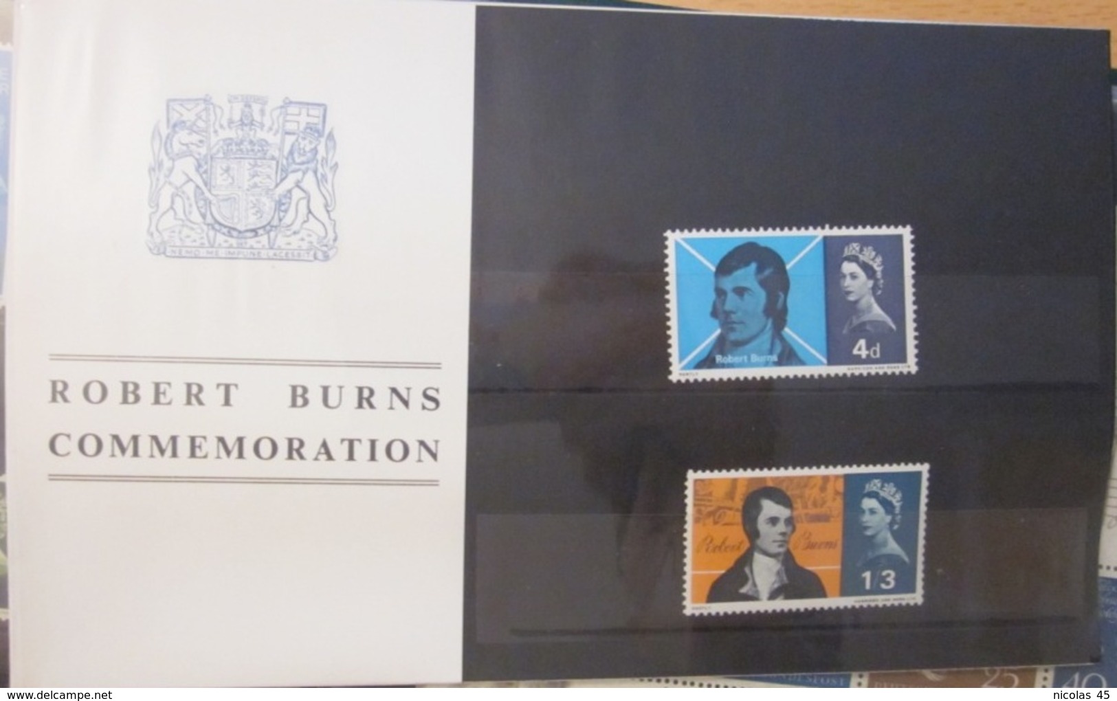 Souvenir - Robert Burns Commemoration - Neufs