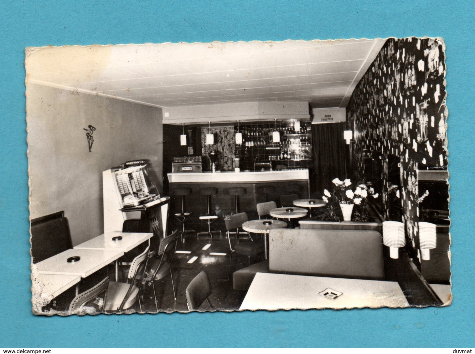 Suisse VD Vaud Yverdon  Le Rio  Bar Café 6 Rue Du College (ATTENTION Carte Avec Legers Plis Et Taches) Format 9 X 14 - Yverdon-les-Bains 