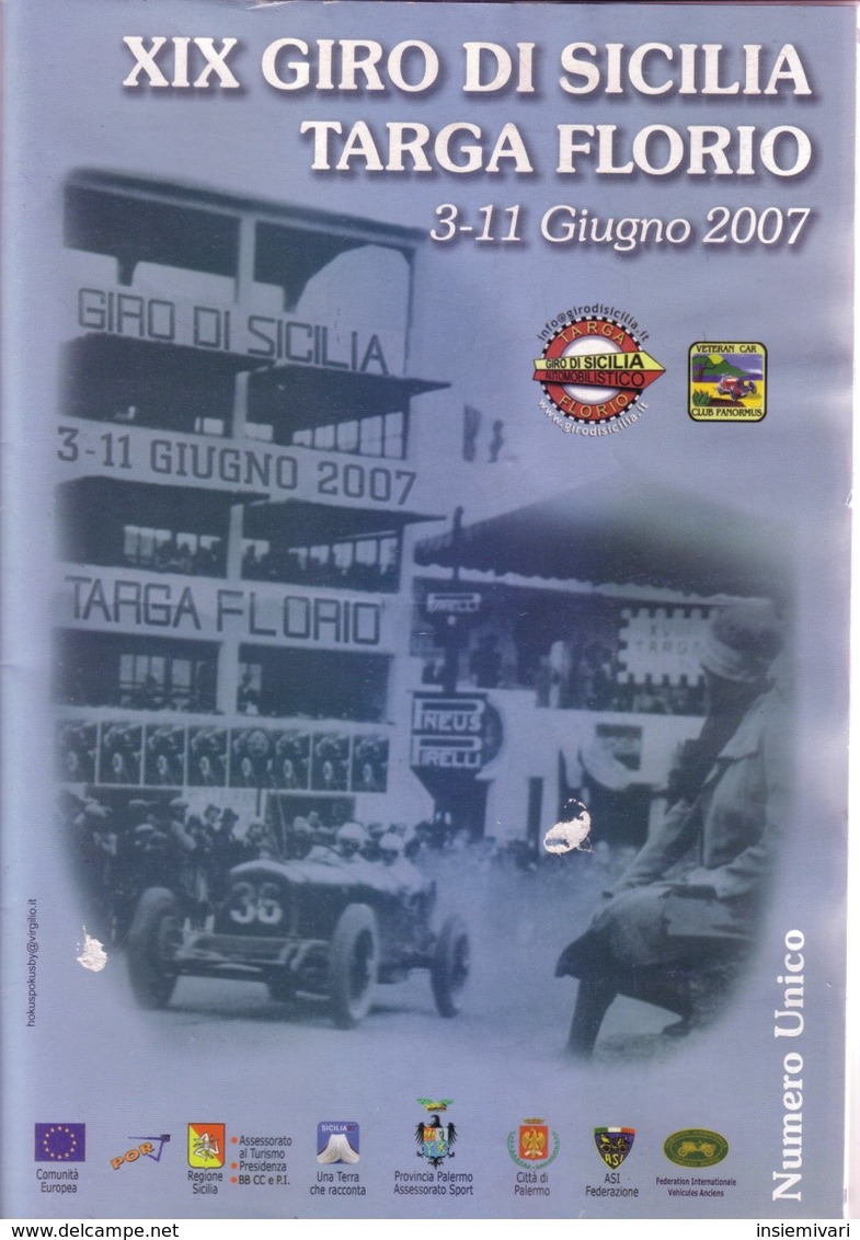 BOOK XIX GIRO DI SICILIA-TARGA FLORIO 2007 - Boeken