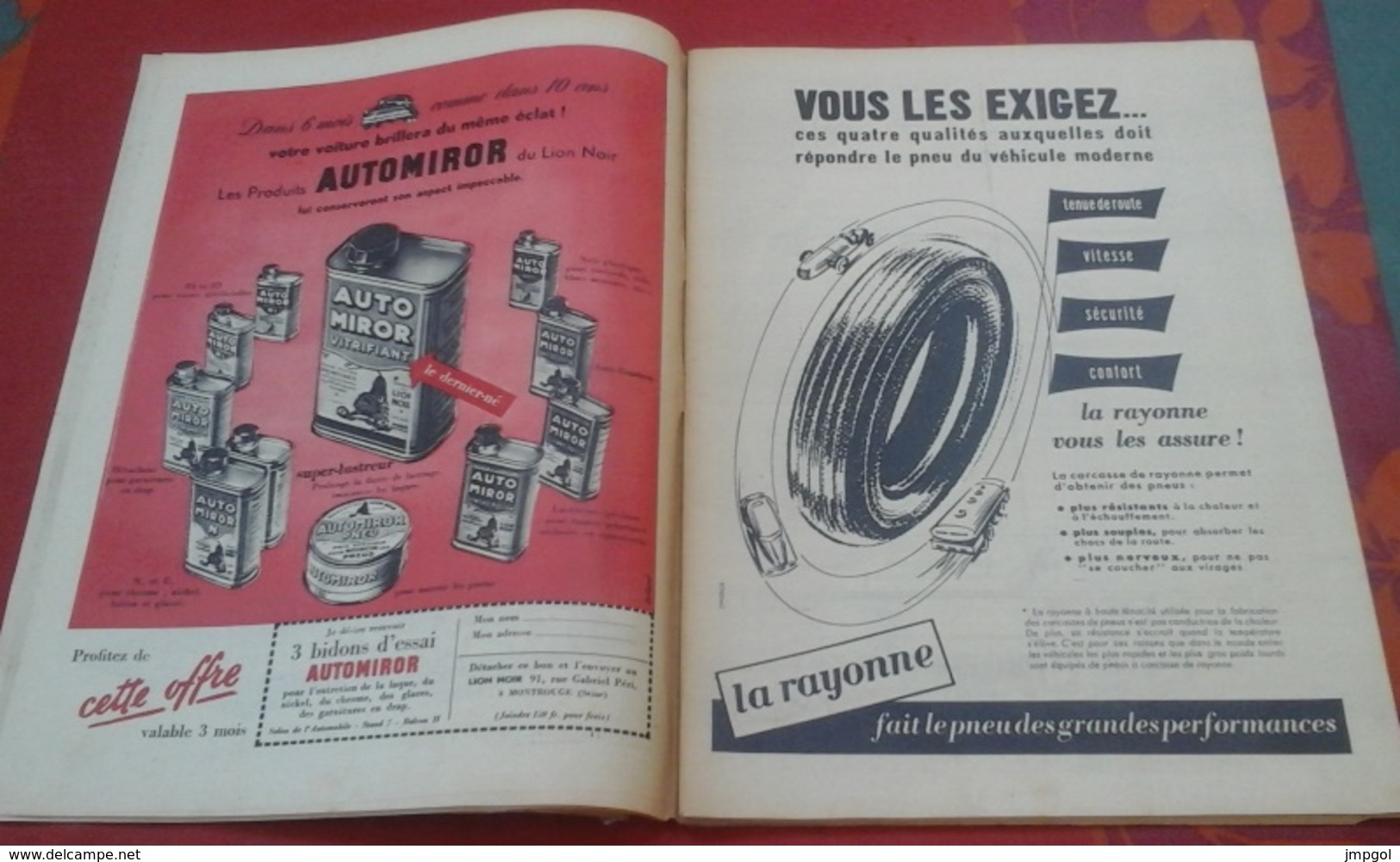 Action Automobile Spécial 38ème Salon Automobile Octobre 1951 Aronde,203,Hotchkiss Grégoire,135 M Delahaye,Dyna Junior - Auto/Moto