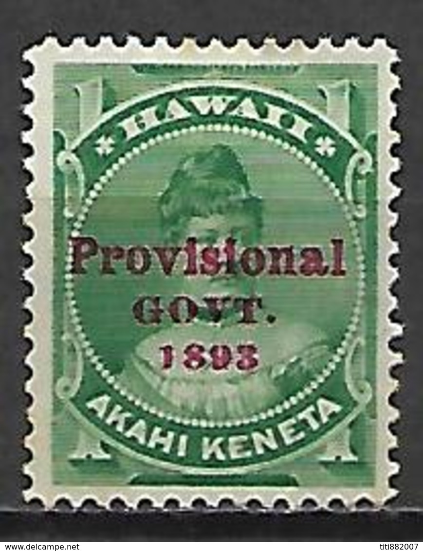 HAWAI   -   1893 .  Y&T N° 44 (*).  Surchargé - Hawaii