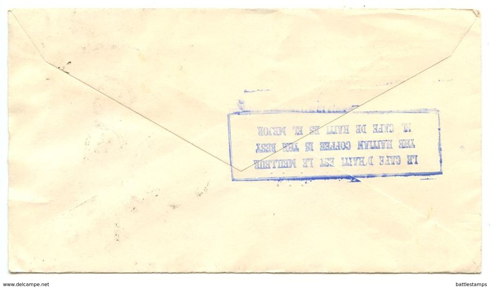 Haiti 1959 Airmail Cover Port-au-Prince - Club Philatelique D’Haiti W/ Scott 449 & RA27 - Haiti