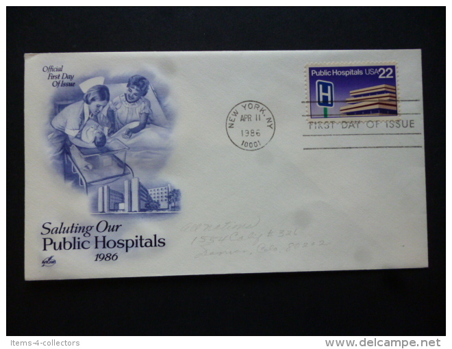 USA FDC PUBLIC HOSPITALS  1986 - Other & Unclassified