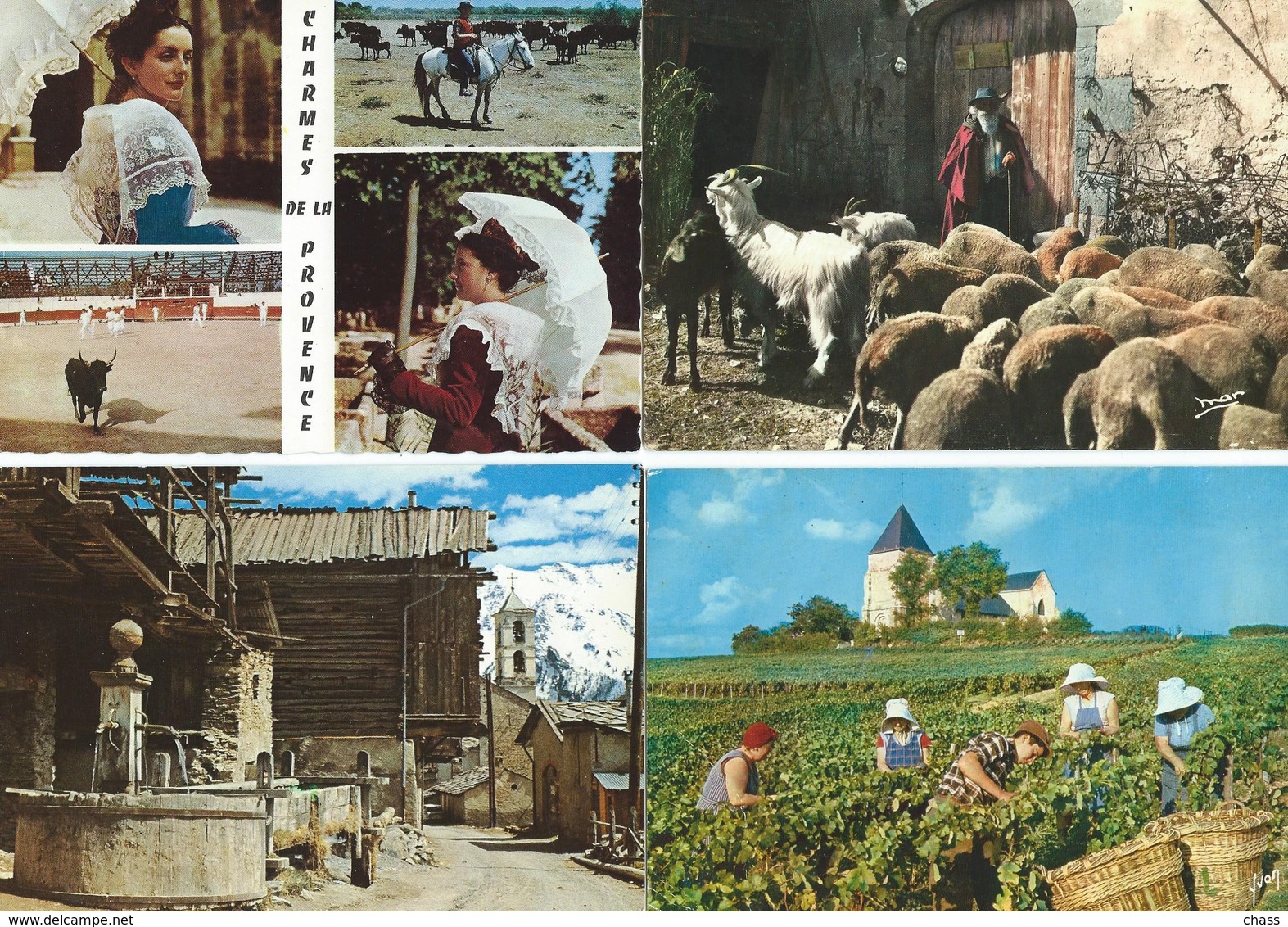 lot de 1250 cartes postales en bon état de communes de France