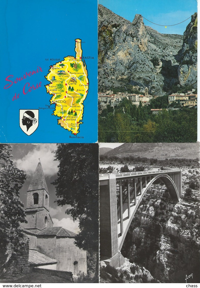 lot de 1250 cartes postales en bon état de communes de France