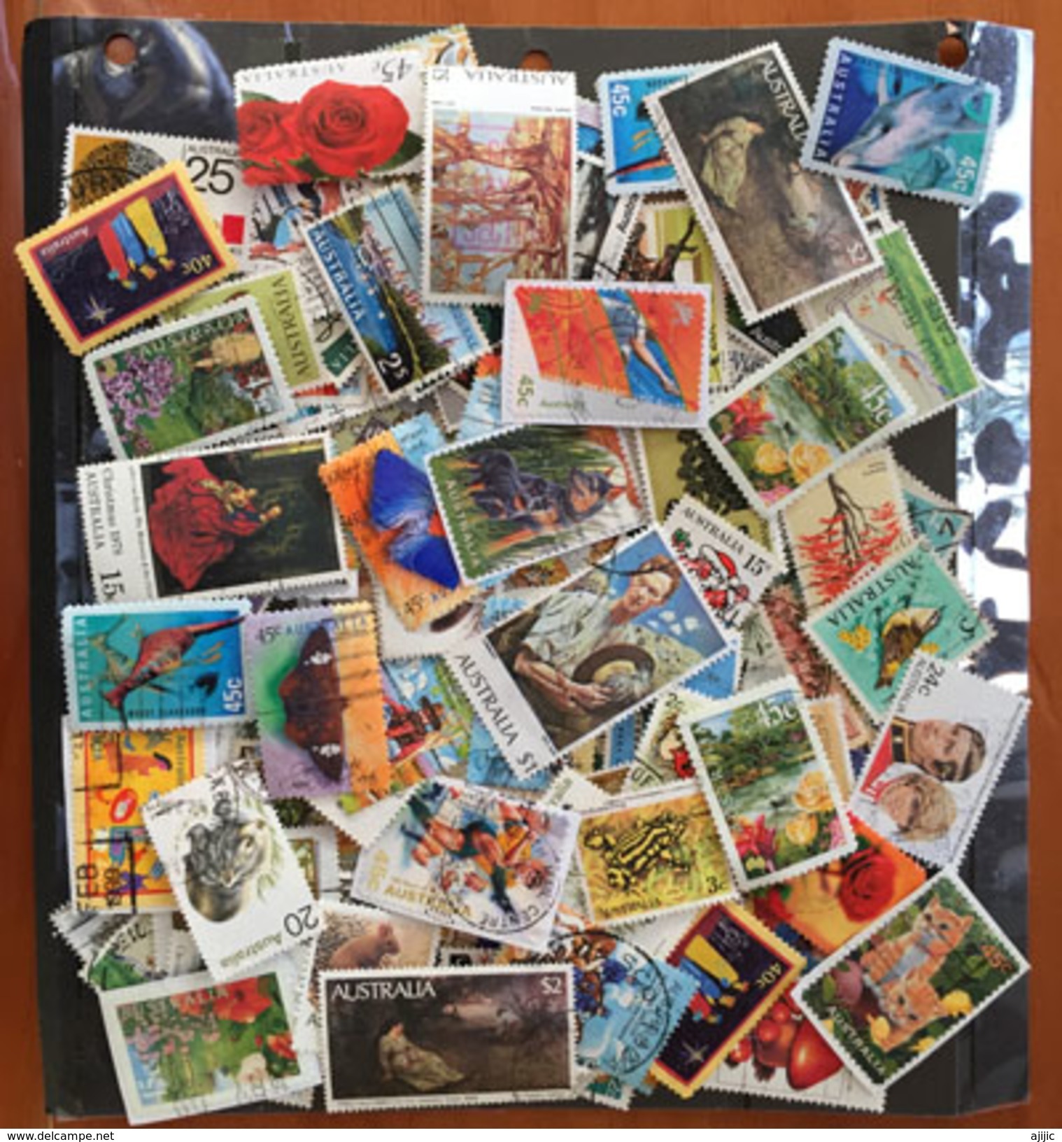 Australie. 200 Timbres Oblitérés, Tous Grands Formats Et Thematiques - Vrac (max 999 Timbres)