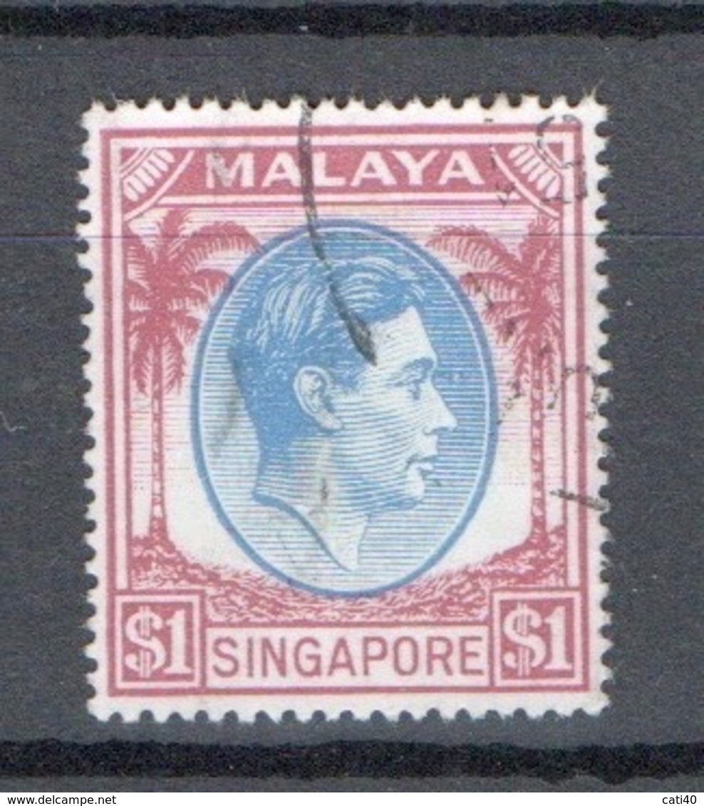 MALAYA SINGAPORE  1$ - Malaya (British Military Administration)