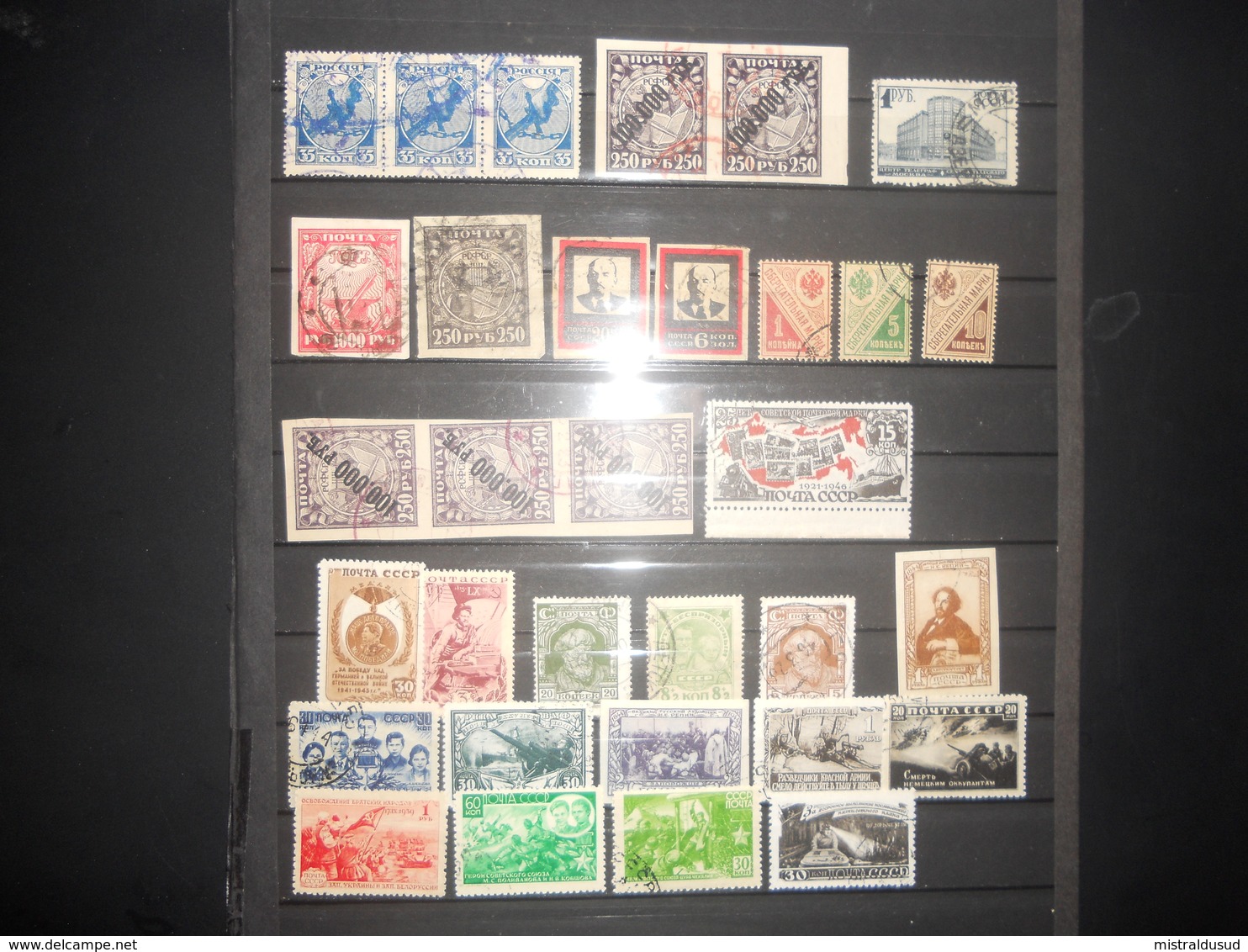 Collection ,140 Timbres Obliteres D Urss - Collections (without Album)