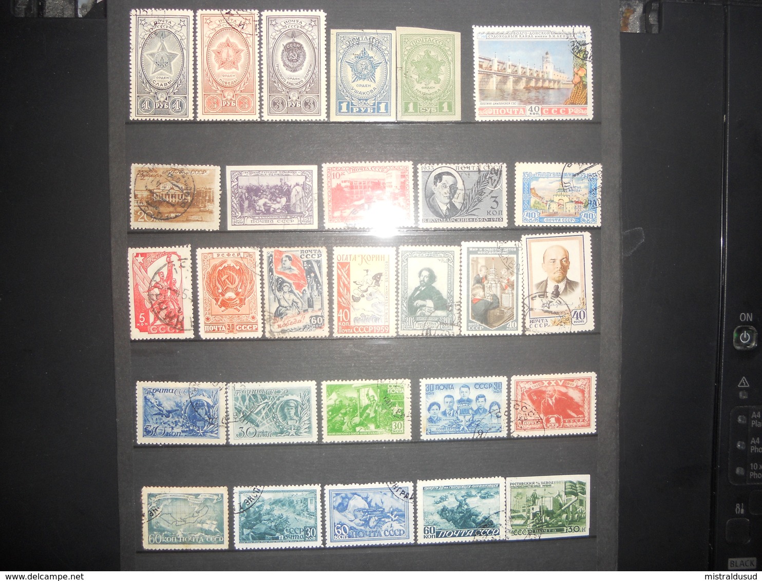 Collection ,140 Timbres Obliteres D Urss - Collections (without Album)