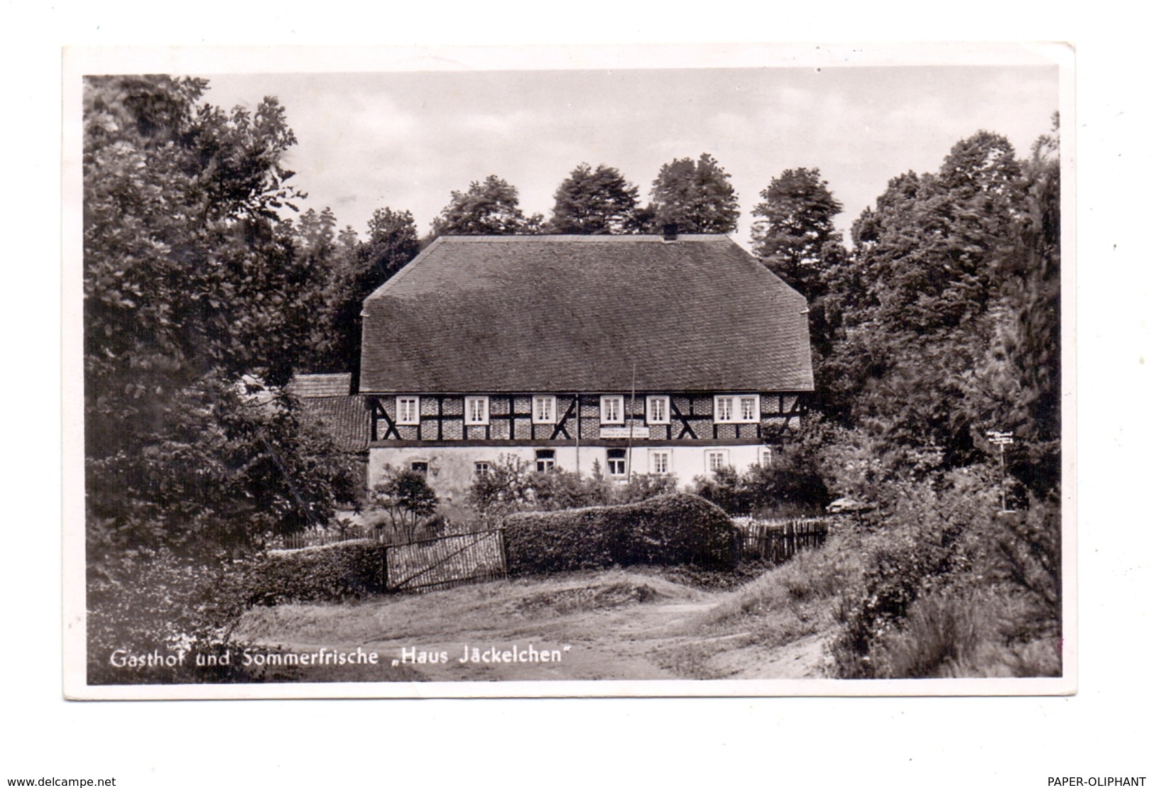 5940 LENNESTADT - BRUCHHAUSEN, Gasthof "Haus Jäckelchen", 1953, Kl. Druckstelle - Lennestadt