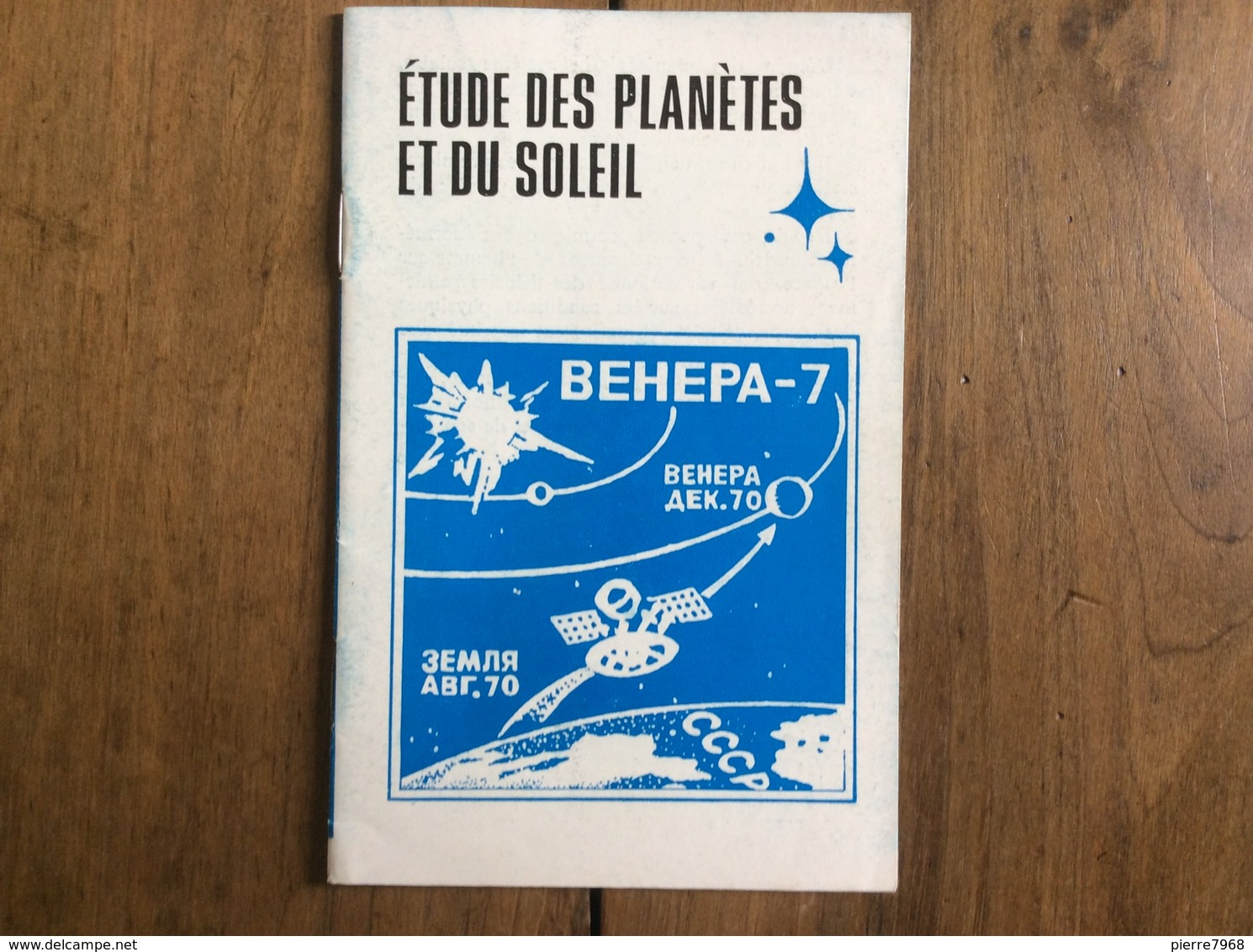 ETUDE DES PLANETES ET DU SOLEIL - Petite Brochure Russe En Français - Novosti URSS - Wissenschaft