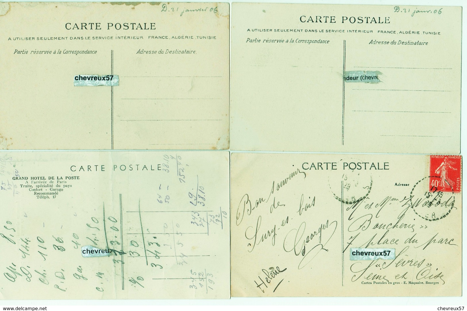 LOT 60 - VILLES ET VILLAGES DE FRANCE - 32 cartes anciennes dont 18 NORMANDIE