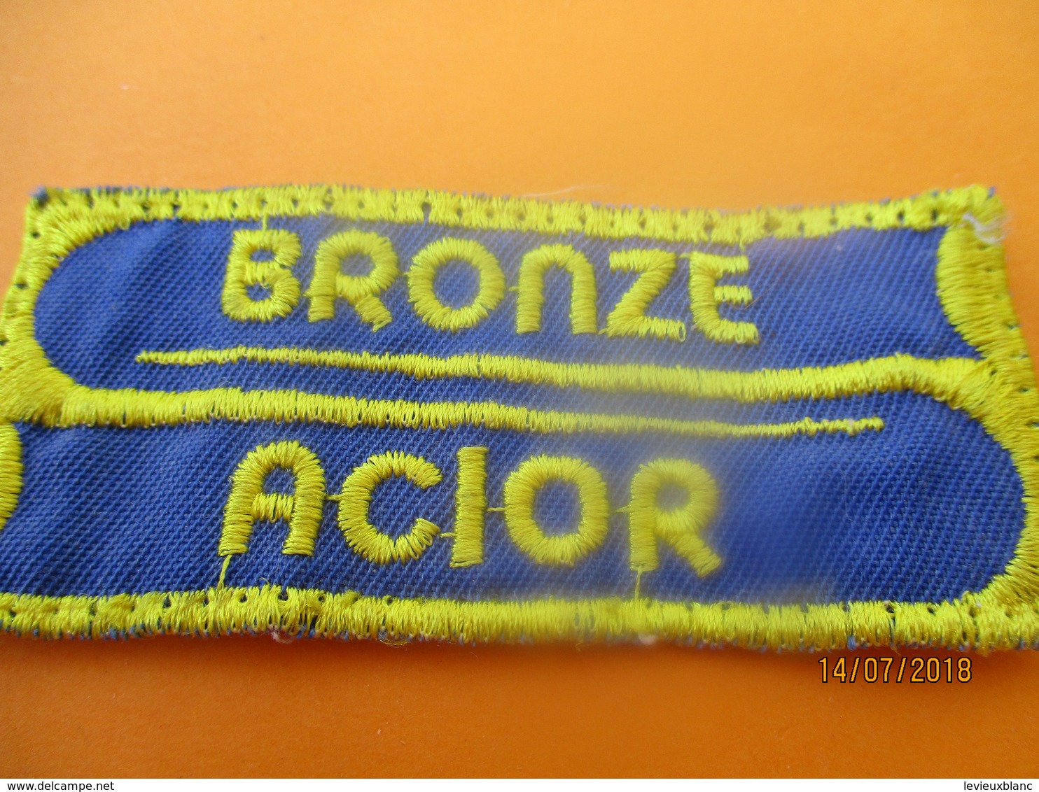 Ecusson Tissu D'entreprise/ BRONZE ACIOR/ Eure/ Années 80       ET202 - Patches