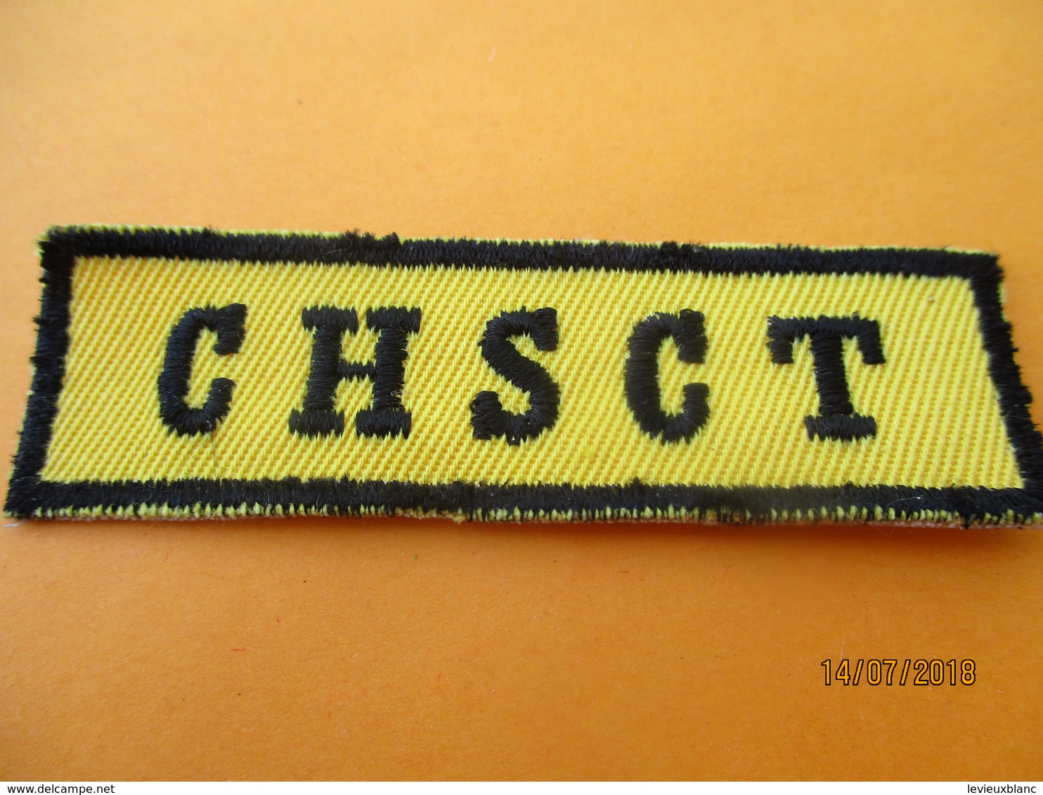 Ecusson Tissu D'entreprise/CHSCT / BRONZE ACIOR/ Eure/ Années 80       ET203 - Patches