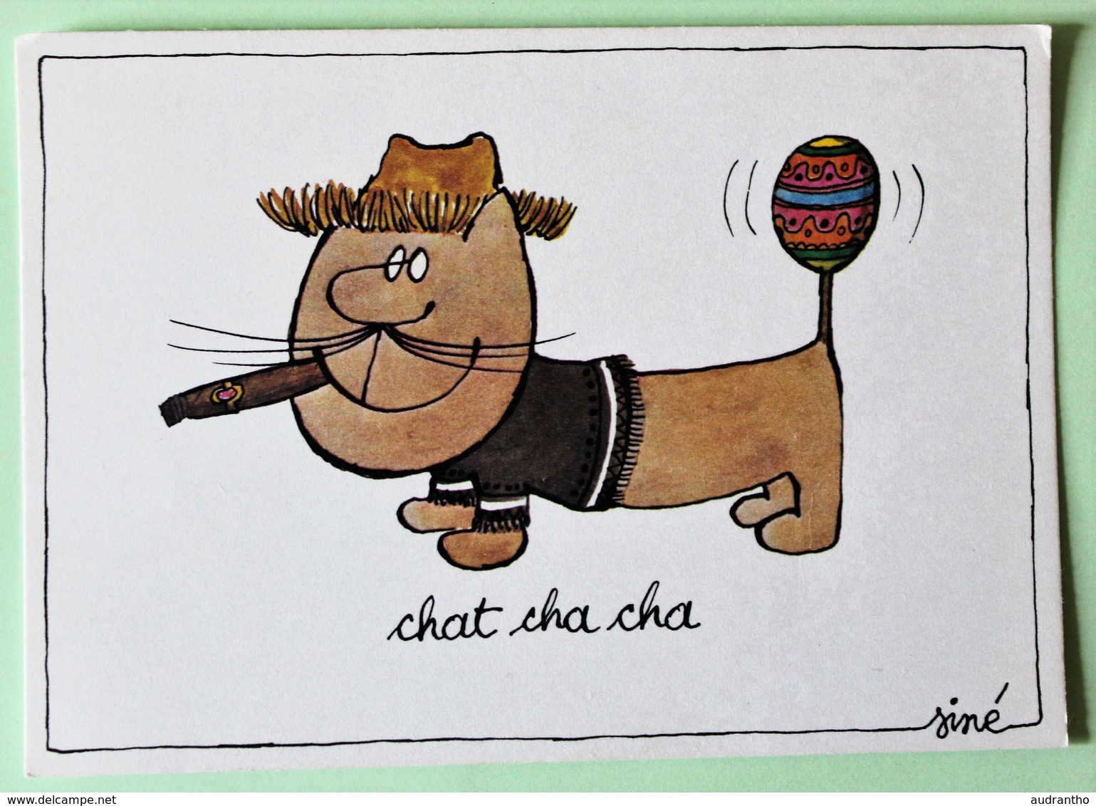 CPM Illustrateur Siné 1980 Chat Cha Cha - Sine