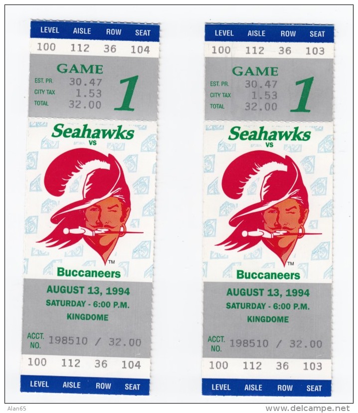 tampa bay buccaneers seattle seahawks tickets
