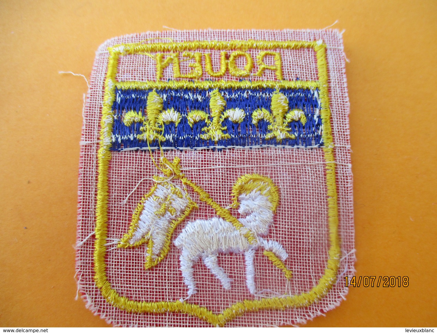 Ecusson Tissu Ancien à Coudre/Ville De ROUEN  / Seine Maritime/  Années 1970-1980                ET231 - Patches