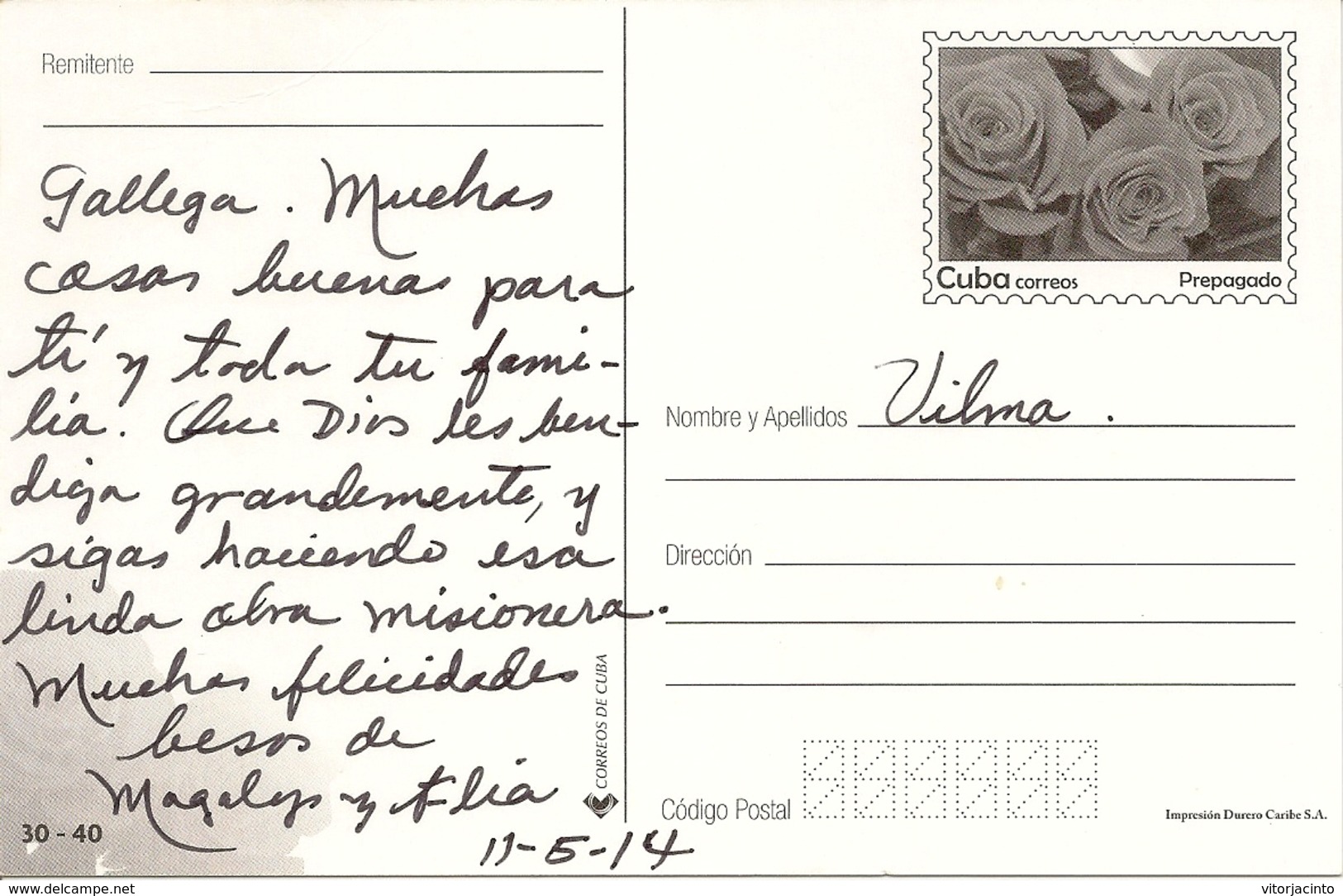 Entier Postaux - Mother'a Day - Cuba - Muttertag