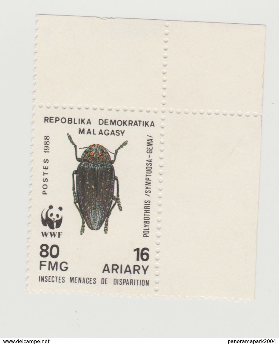 Madagascar Madagaskar 1988 Mi. 1158 WWF Insekten Insects Insectes MNH - Neufs