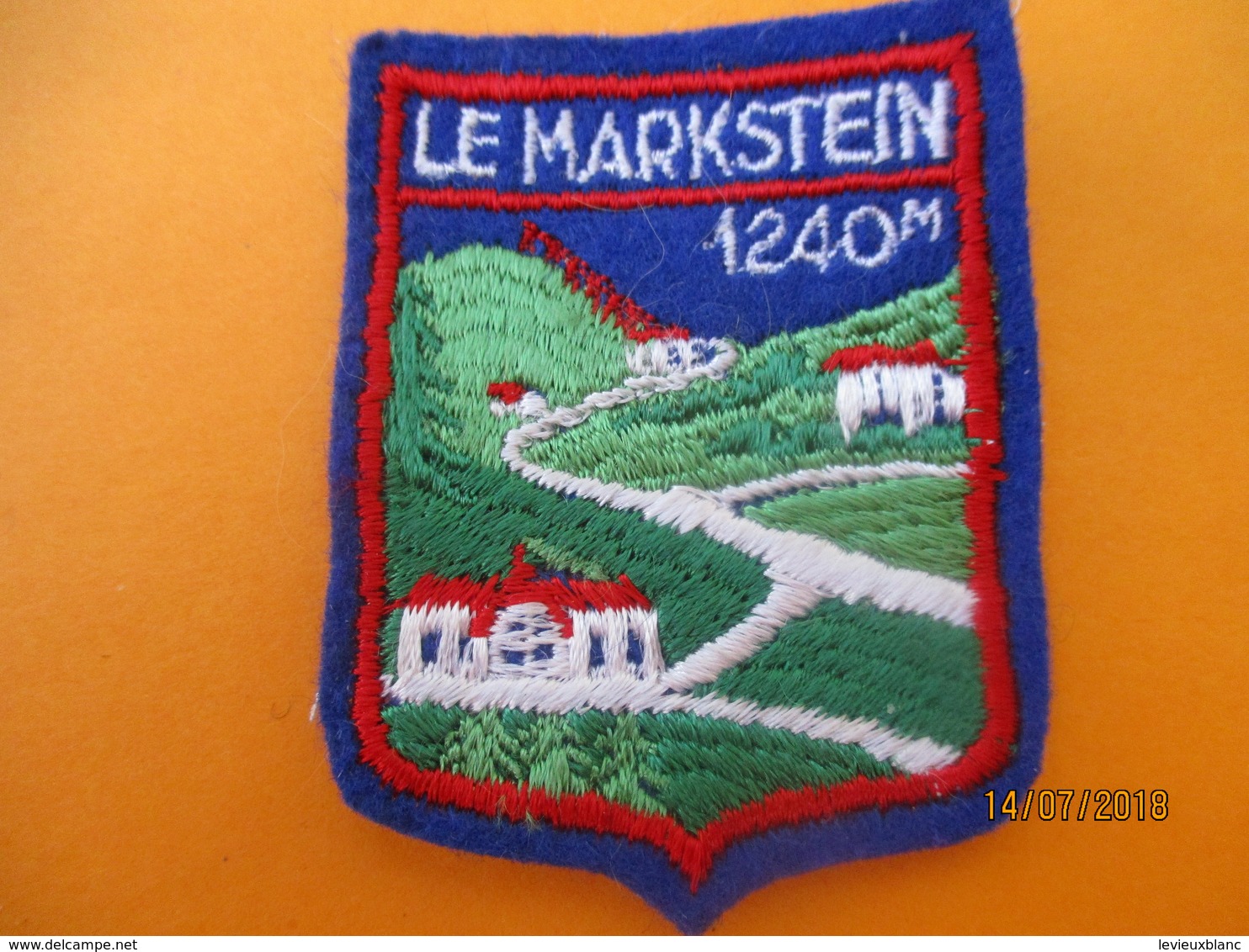 Ecusson Tissu Ancien à Coudre/Station Le MARKSTEIN/ Vosges/  Années 1970-1980                ET234 - Scudetti In Tela