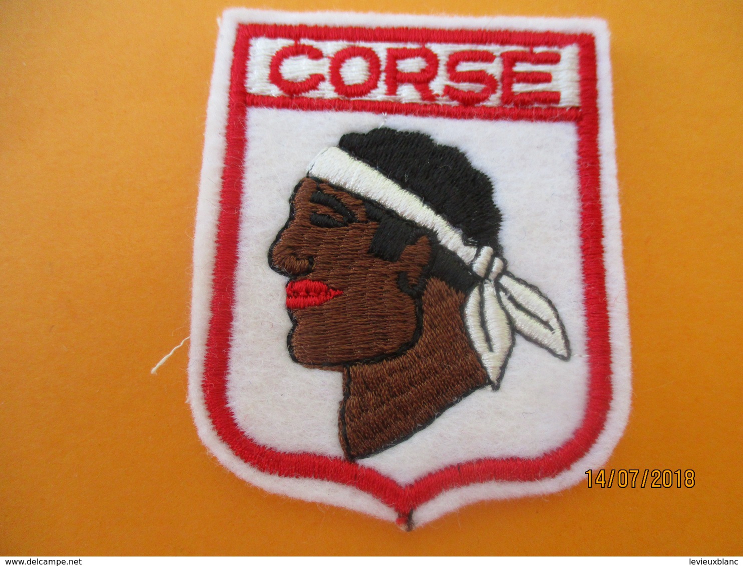 Ecusson Tissu Ancien à Coudre/France / CORSE //  Années 1970-1980                ET237 - Patches