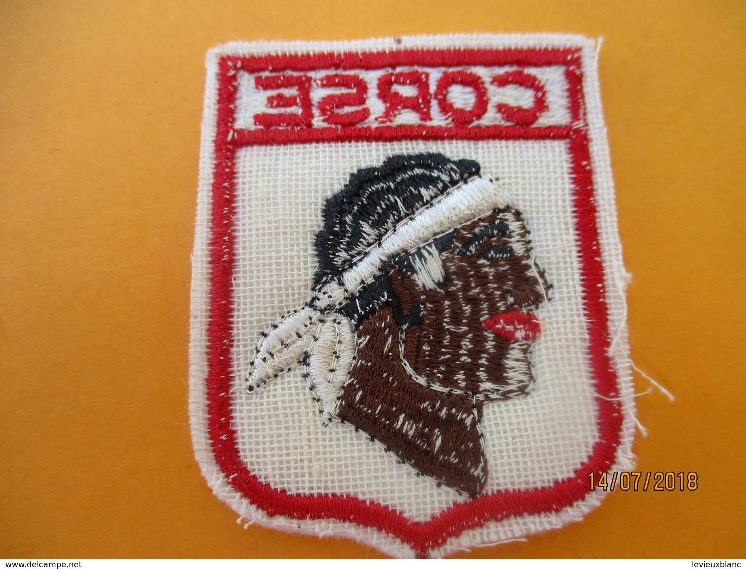 Ecusson Tissu Ancien à Coudre/France / CORSE //  Années 1970-1980                ET237 - Patches