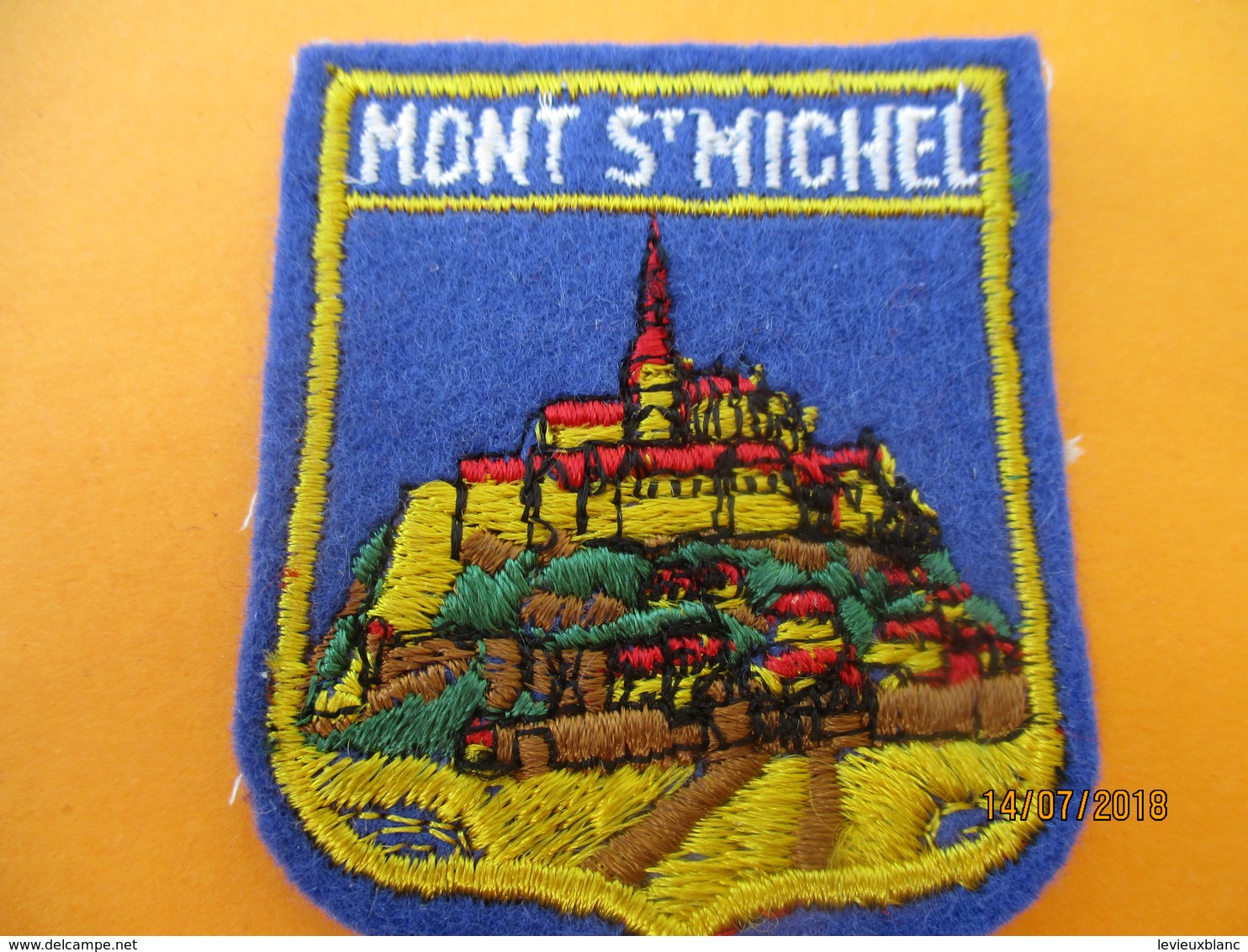 Ecusson Tissu Ancien à Coudre/France /MONT SAINT MICHEL //  Années 1970-1980                ET239 - Ecussons Tissu