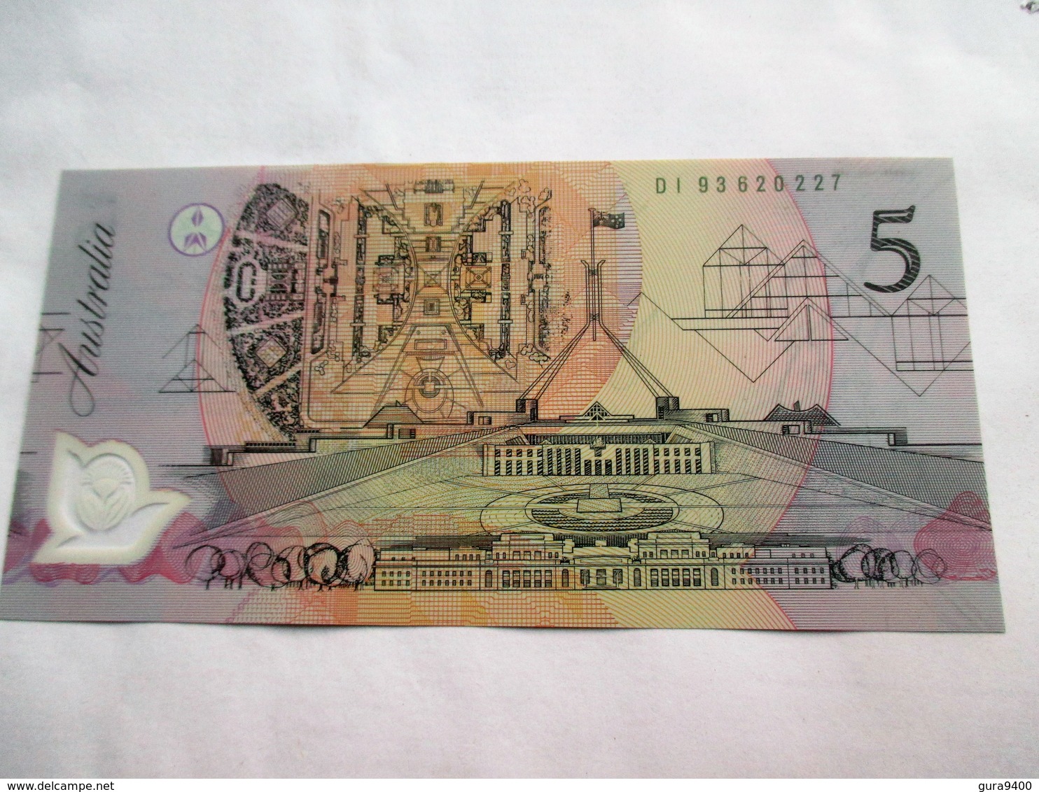 Australië 5 Dollars  1992 - 1992-2001 (polymer Notes)