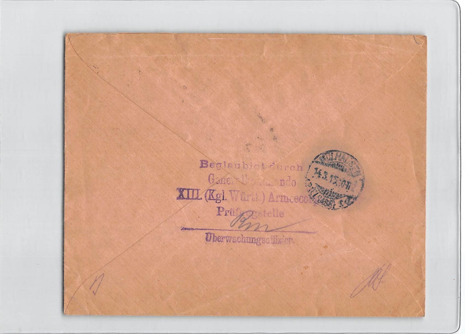 15077  STUTTGART REDWITZ - Storia Postale