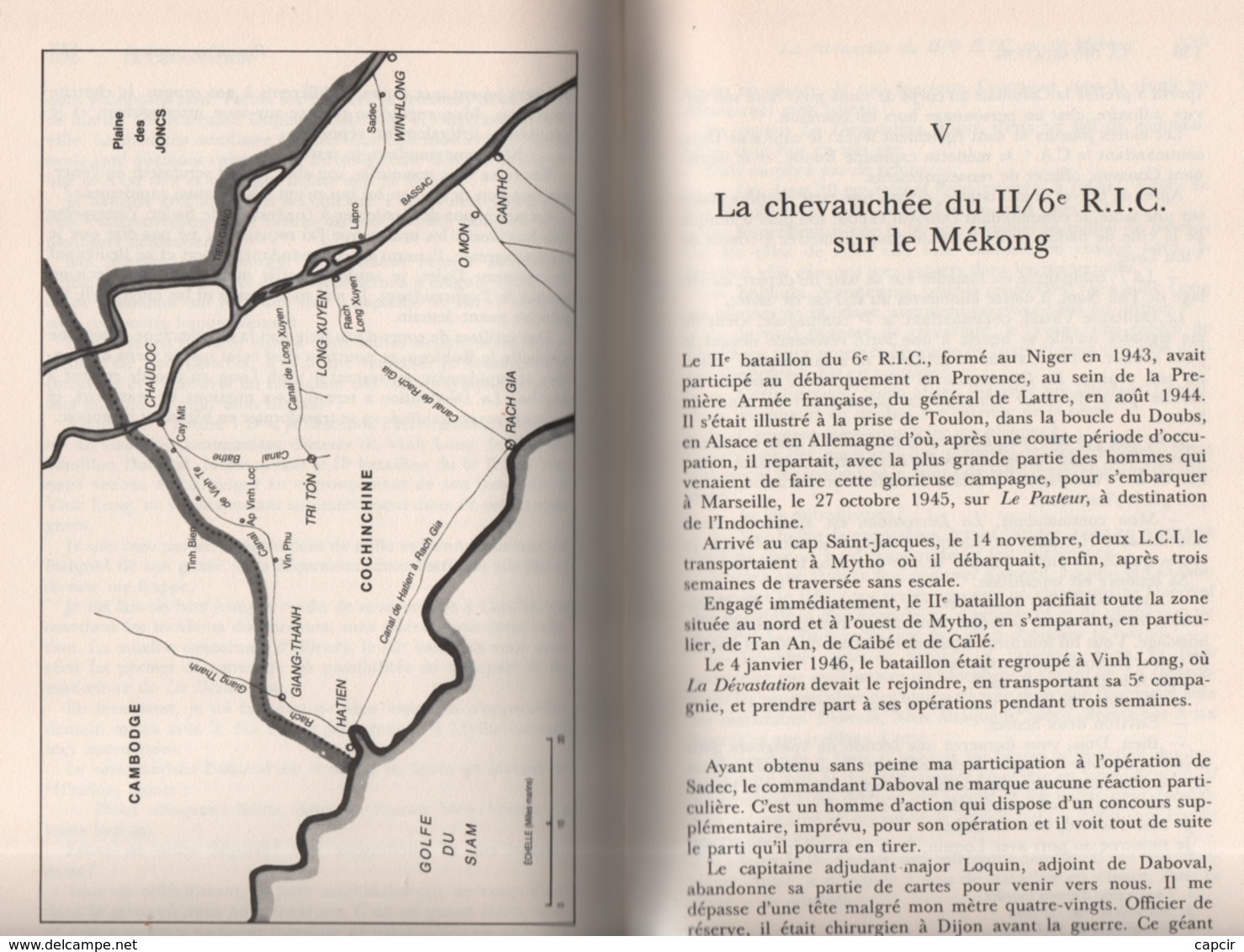 1946 Guerre France-Indochine : 6e, 43e Et 22e R.I.C Sur Le Cuirassé ''Dévastation'' (4 Scannes) - Other & Unclassified