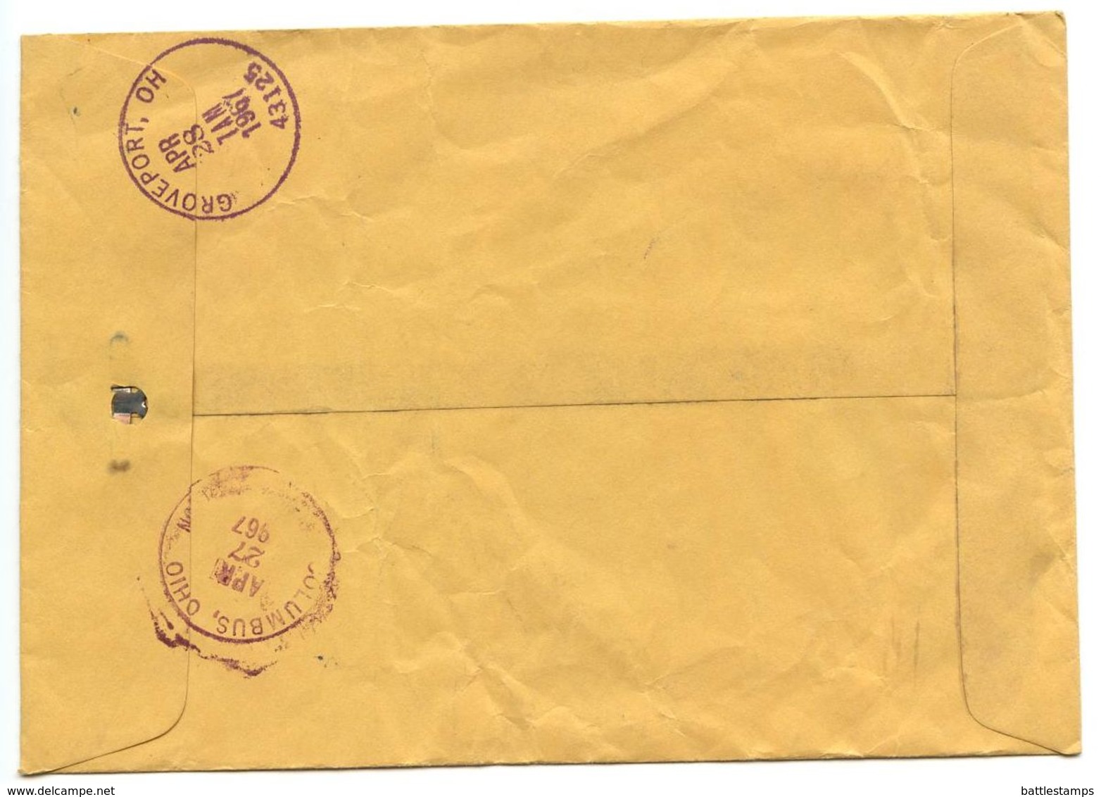 Guatemala 1967 Registered Airmail Cover To Groveport, Ohio W/ Scott C352 & 389 - Guatemala