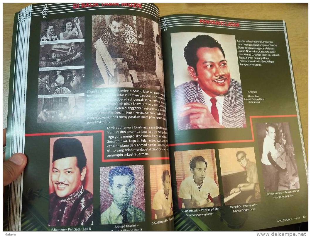 Biography P Ramlee Saloma Filmstar Picture Malaya Singapore malaysia Book ramlee malay language